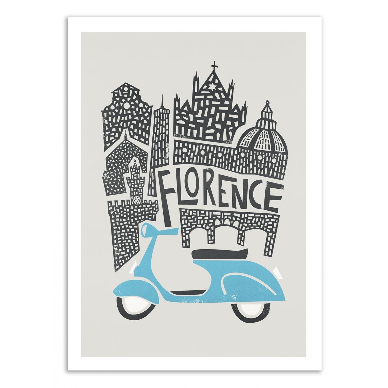 Affiche d'art - Florence - Fox and Velvet, WALL EDITIONS