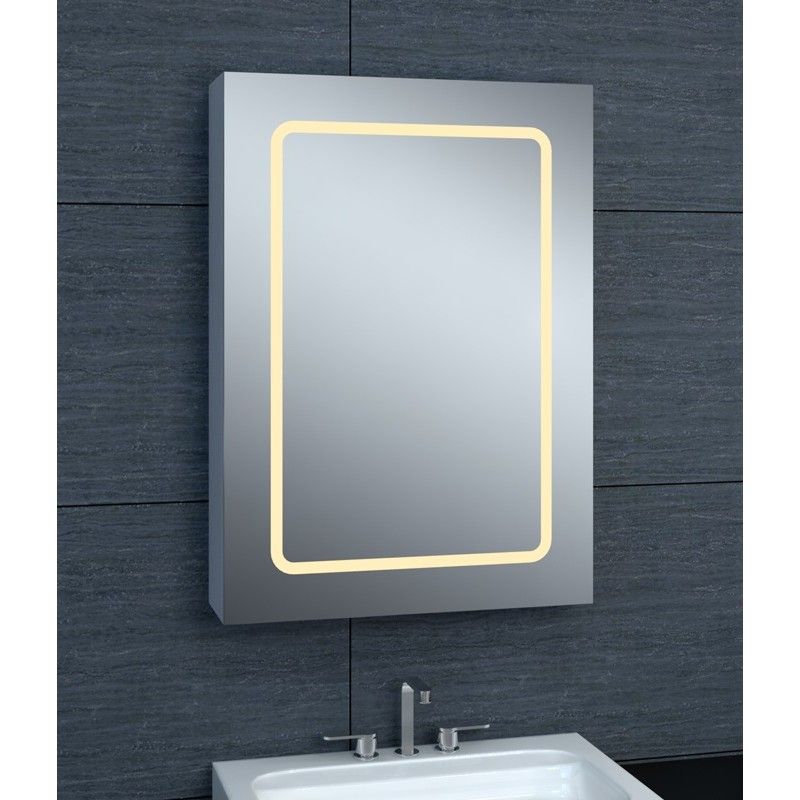 Armoire de toilette Alu Design, 70H x 50L cm