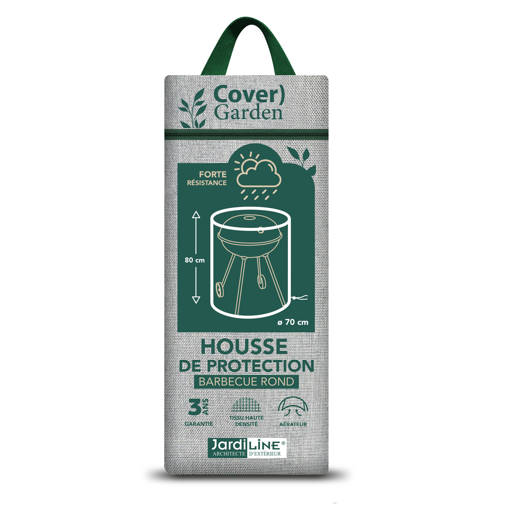 Housse de protection barbecue rond, HOME MAISON