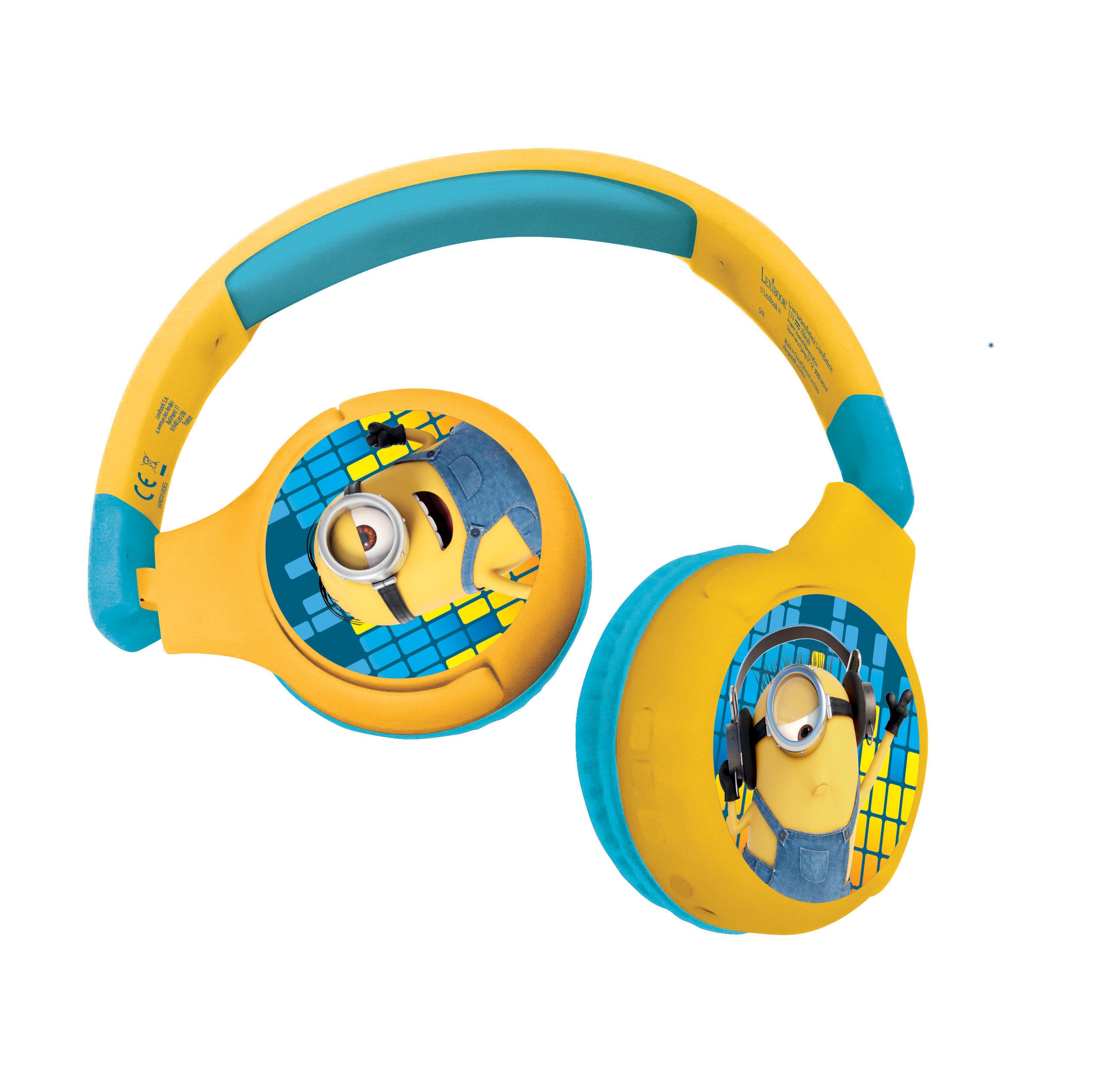 Casque 2 en 1 Bluetooth et Filaire Les Minions, LEXIBOOK