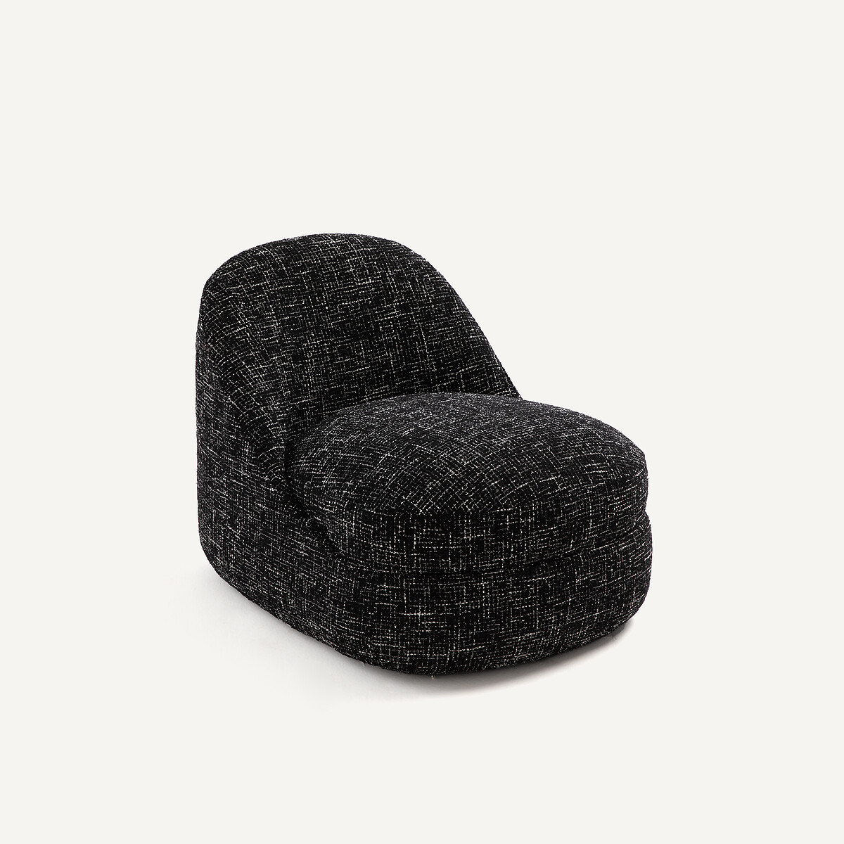 Fauteuil en tissu texturé chiné, AKENA, AM.PM