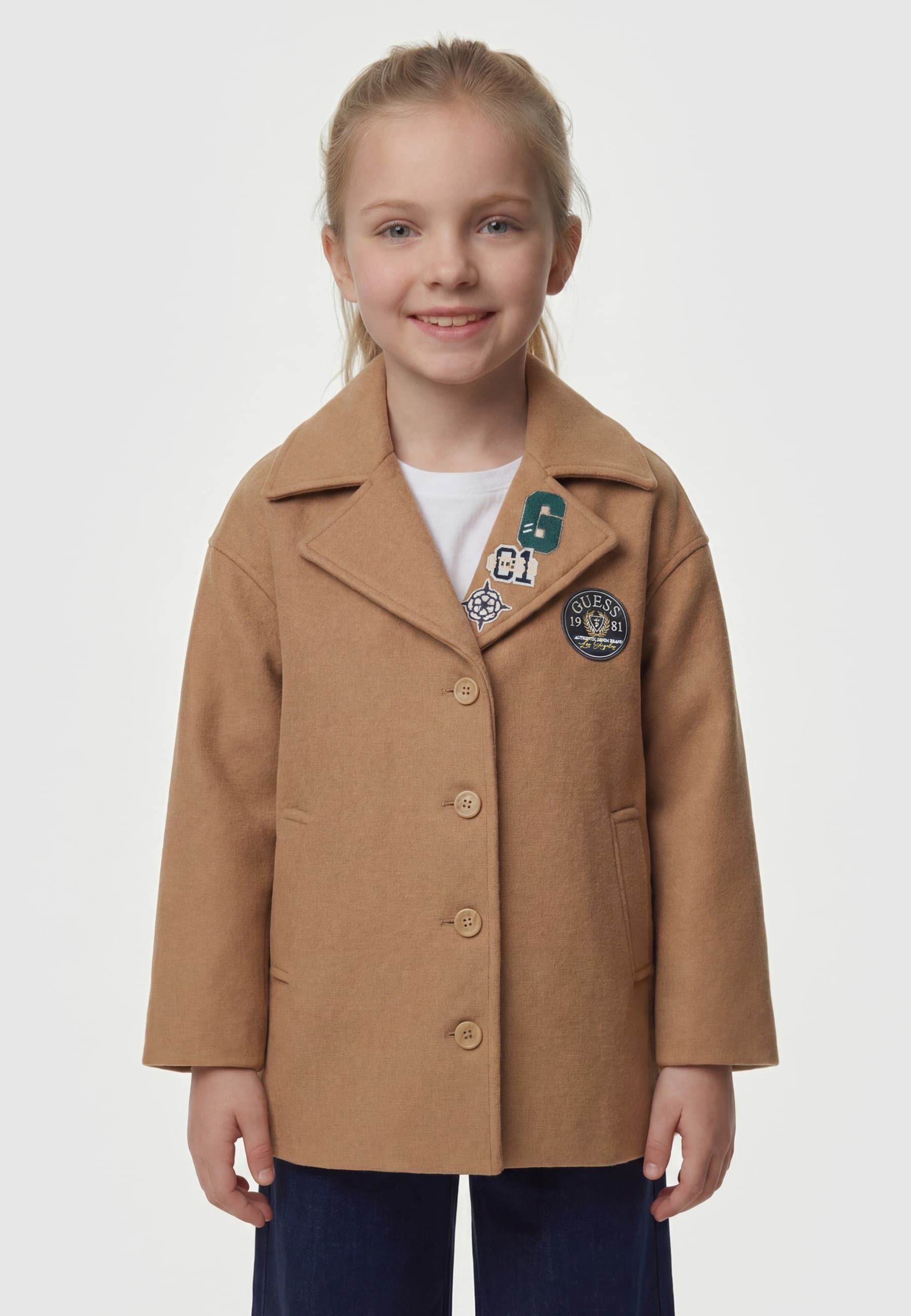 Manteau Avec Logo Patch, GUESS KIDS