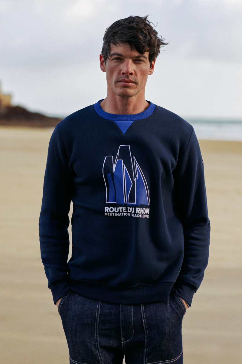 Sweat brodé - coton, ARMOR-LUX