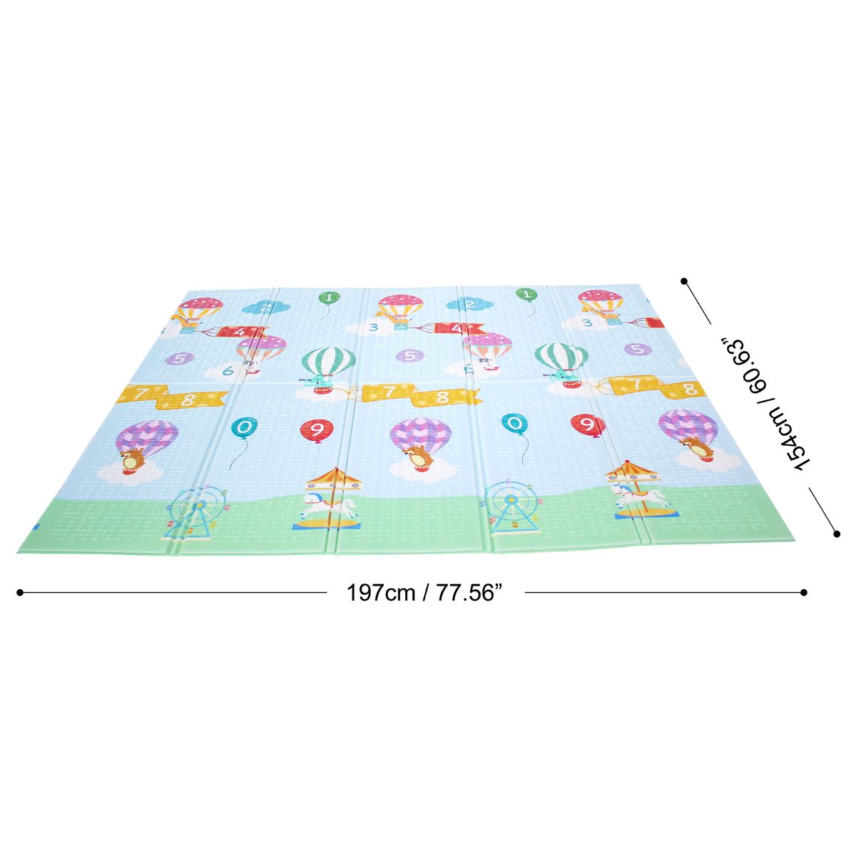 Tapis De Jeu D Eveil Pliable Bebe Double Face Fantasy Fields Bleu Fantasy Fields La Redoute