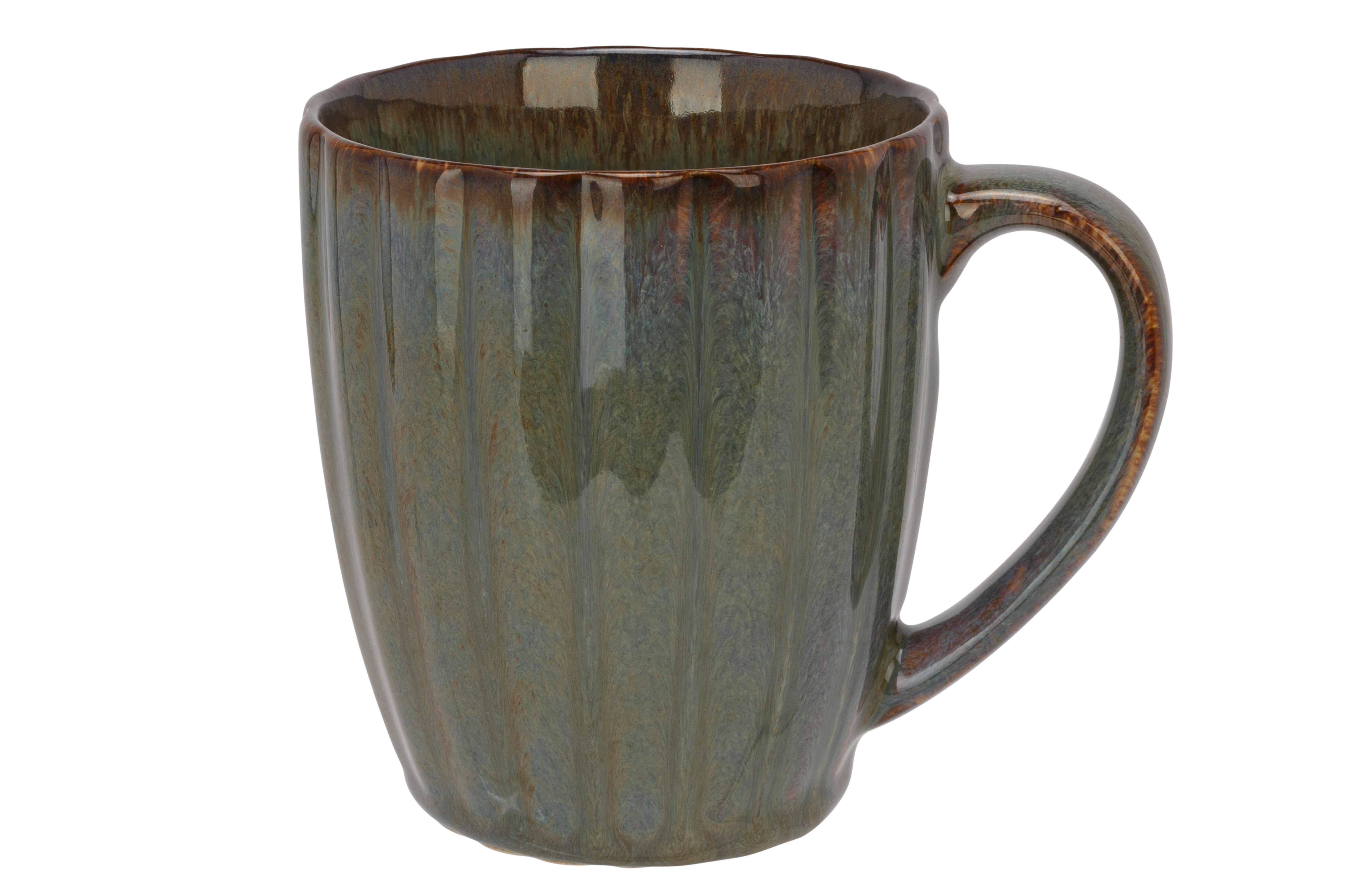 Lot de 6 tasses en grès, ASTERA, COSY&TRENDY