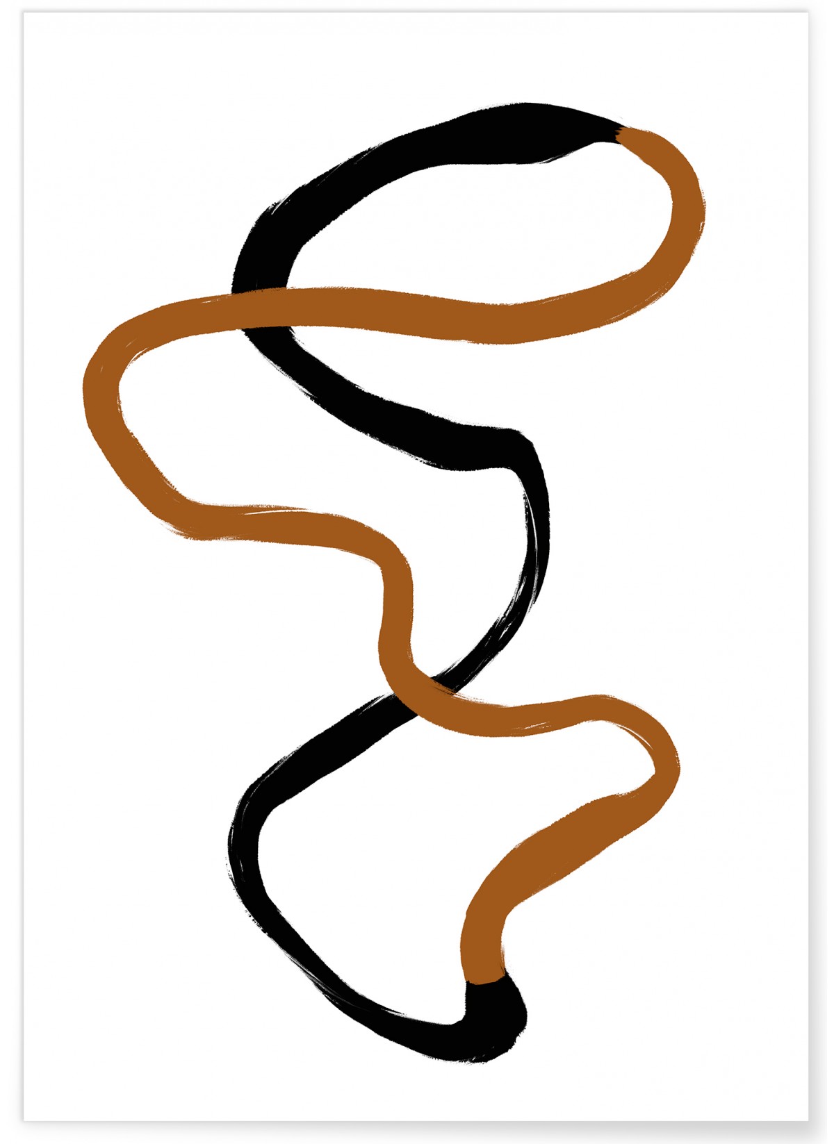 Affiche Abstract Ligne 1, L'AFFICHERIE
