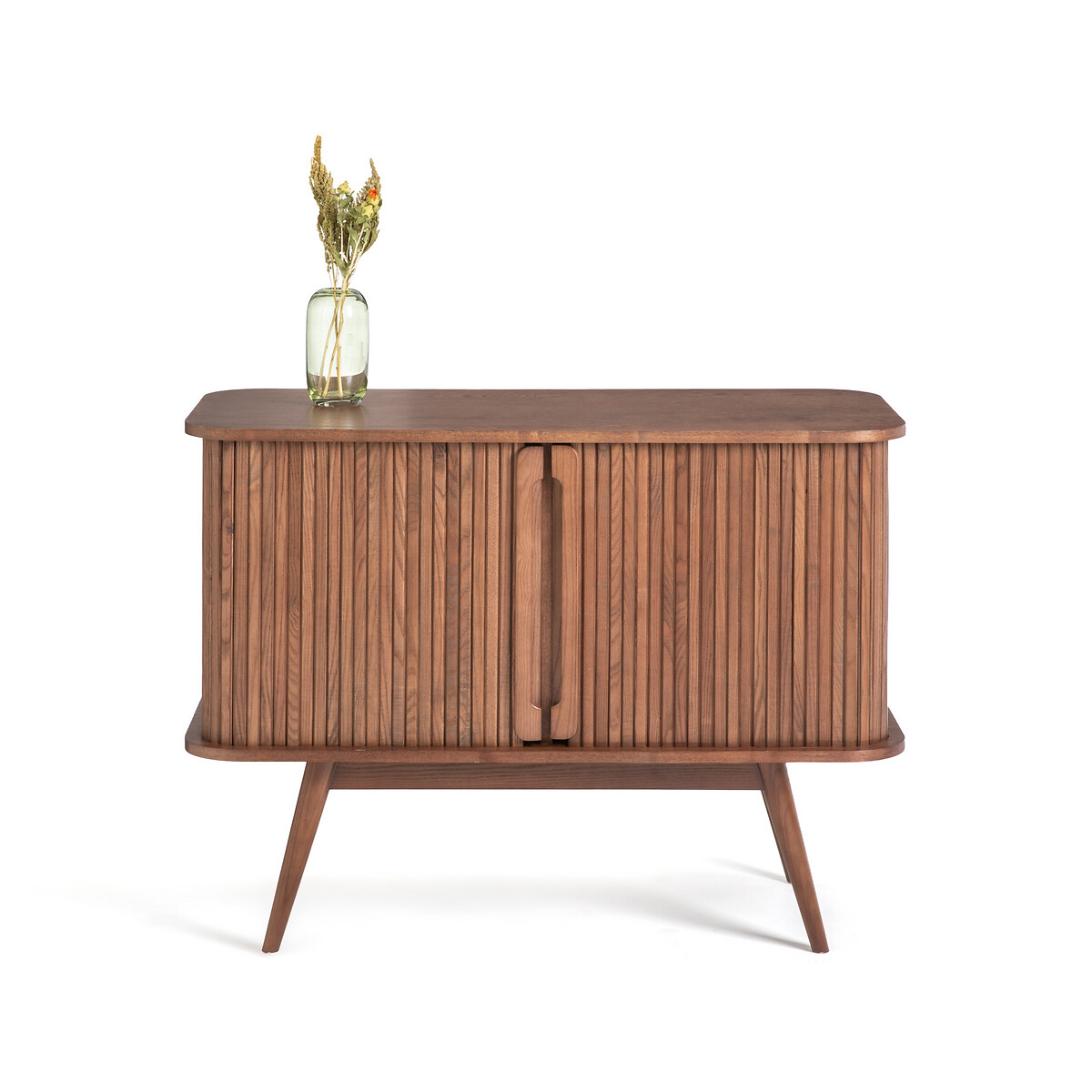 Product photograph of Wapong Walnut Sideboard With 2 Sliding Doors from La Redoute UK