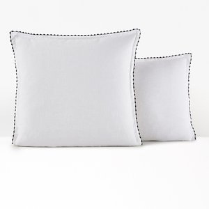 Leone 100% Washed Linen Pillowcase LA REDOUTE INTERIEURS image