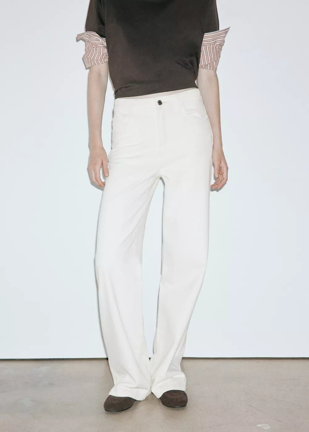 Jean Danila large taille haute, MANGO
