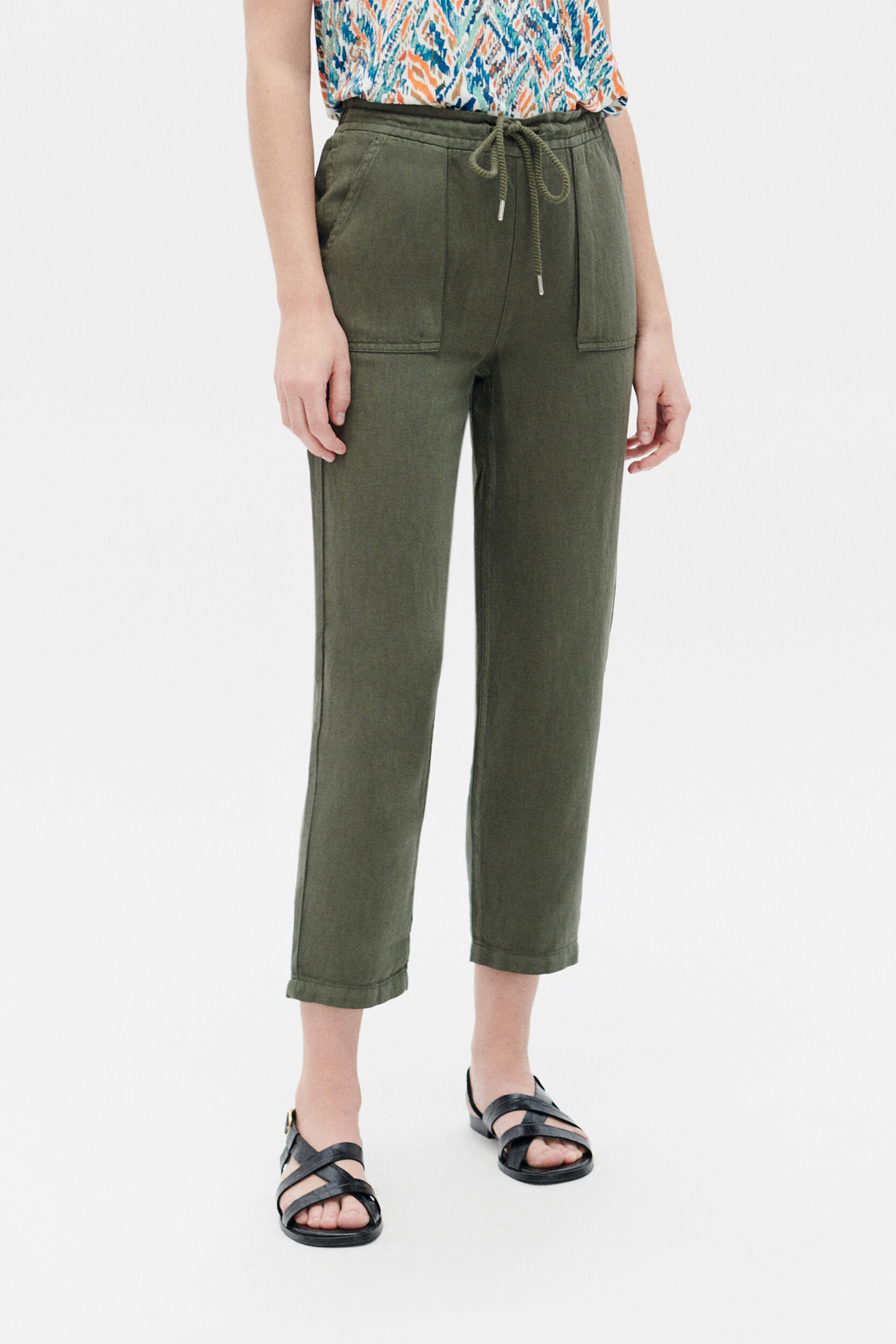 Pantalon droit en lin IGNACE, CAROLL