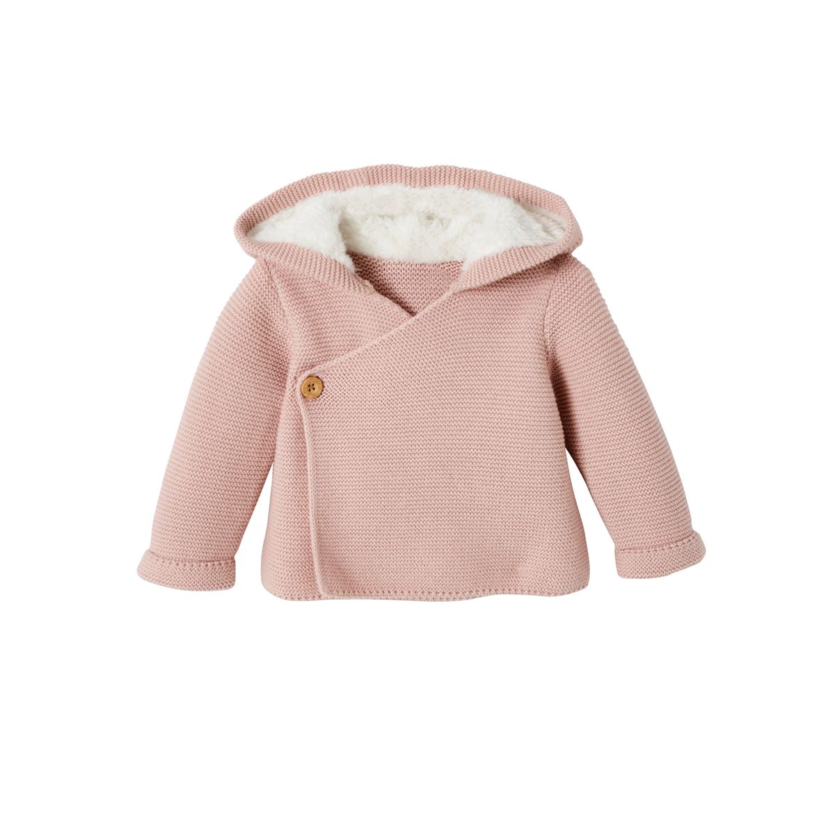 Gilet fausse fourrure blanc fille La Redoute