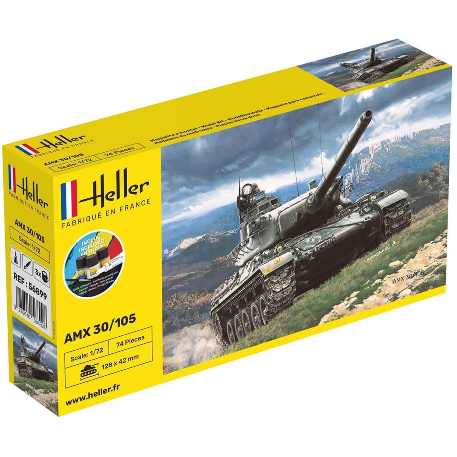 Maquette STARTER KIT AMX 30/105, HELLER