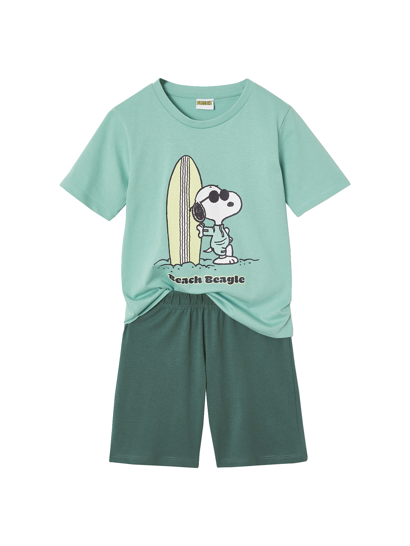 Pyjashort Peanuts® Snoopy Surf, VERTBAUDET