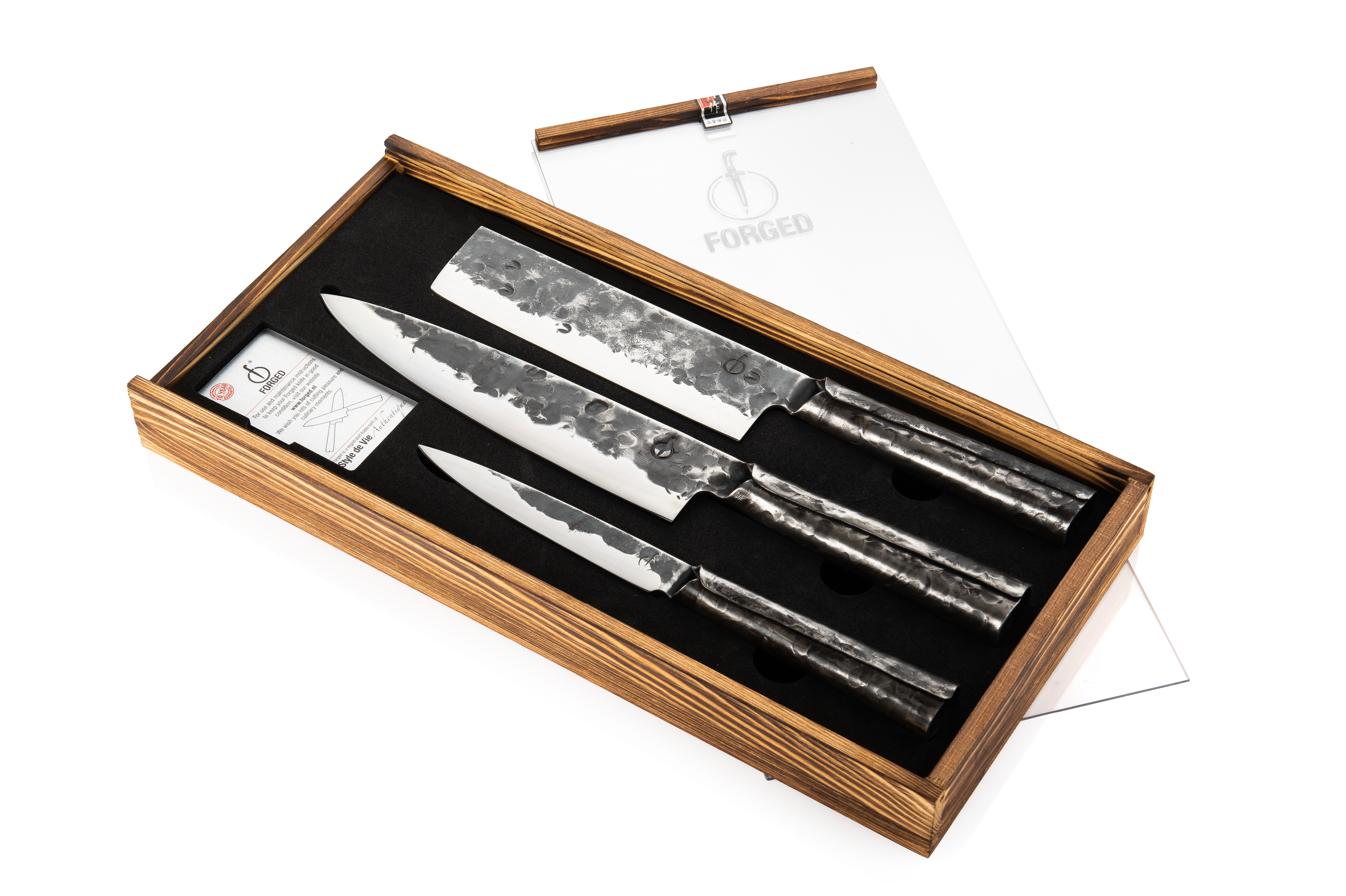 Lot de 3 couteaux de cuisine, BRUTE, STYLE DE VIE