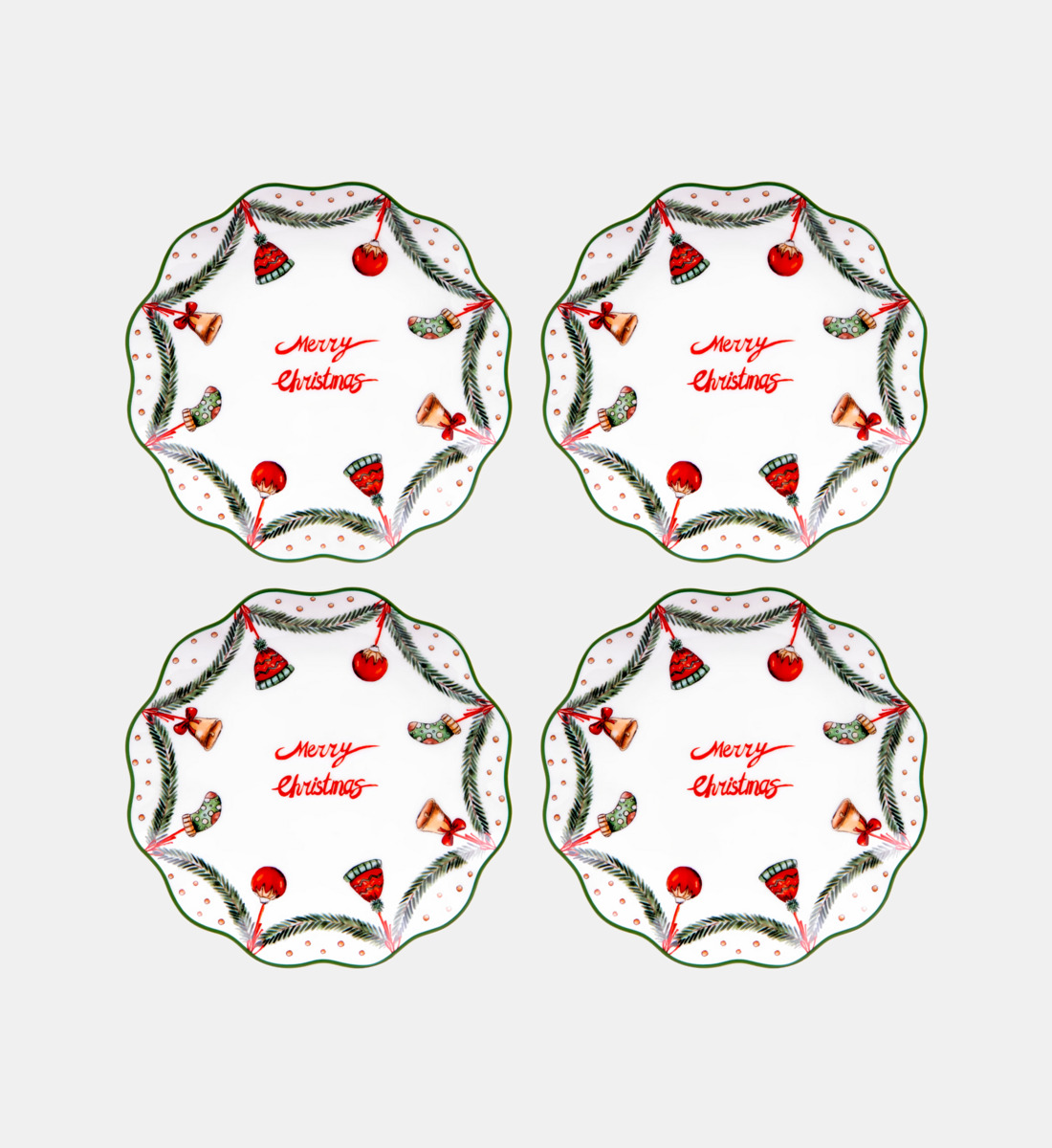 Coffret De 4 Assiettes À Dessert, TABLE PASSION