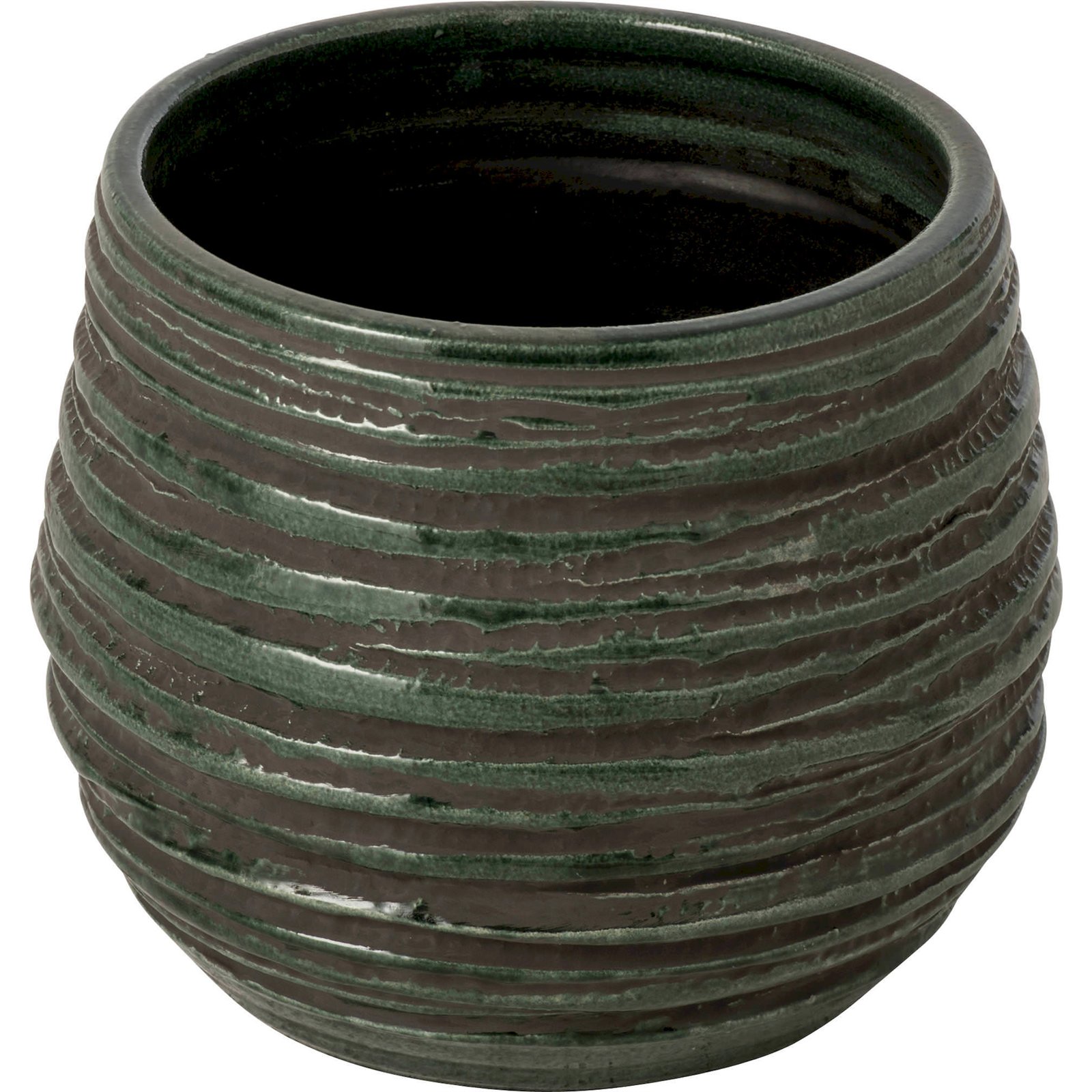 Cache-pot en poterie brillante, RECOLLECTION