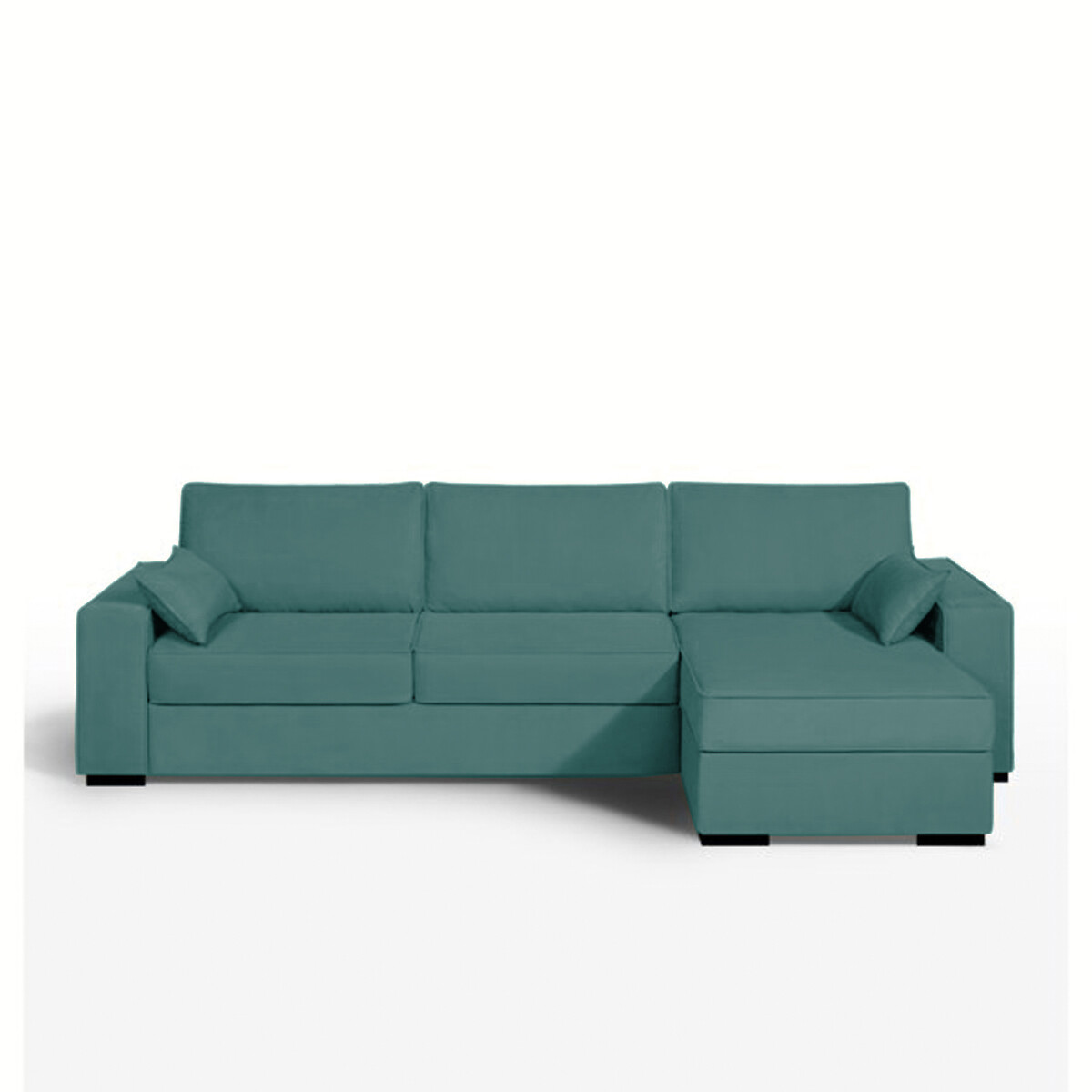 Canapé-lit d'angle, coton, latex, Cécilia