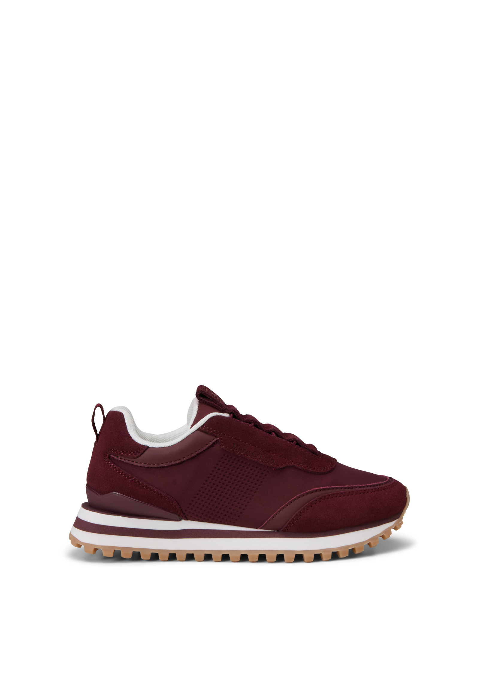 Modèle de baskets Bjorna en néoprène et cuir velours, MARC O'POLO
