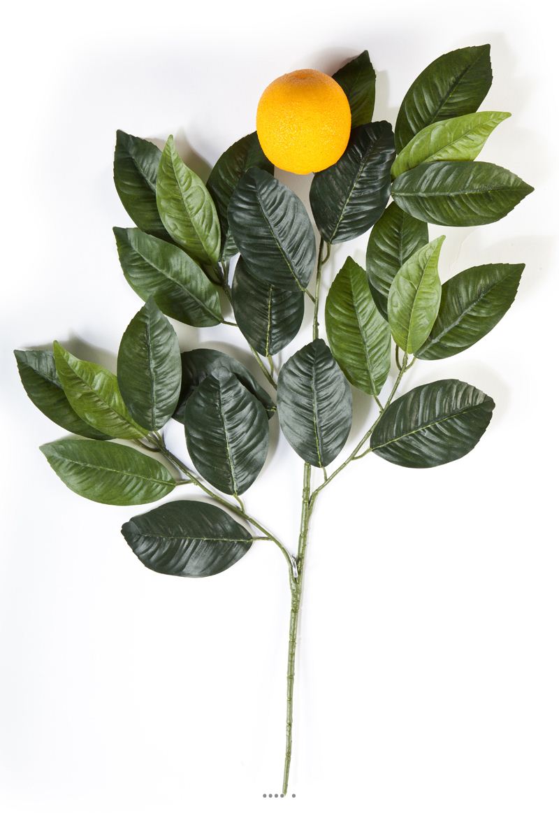 Branche oranger artificiel avec grosse orange, ARTIFICIELLES