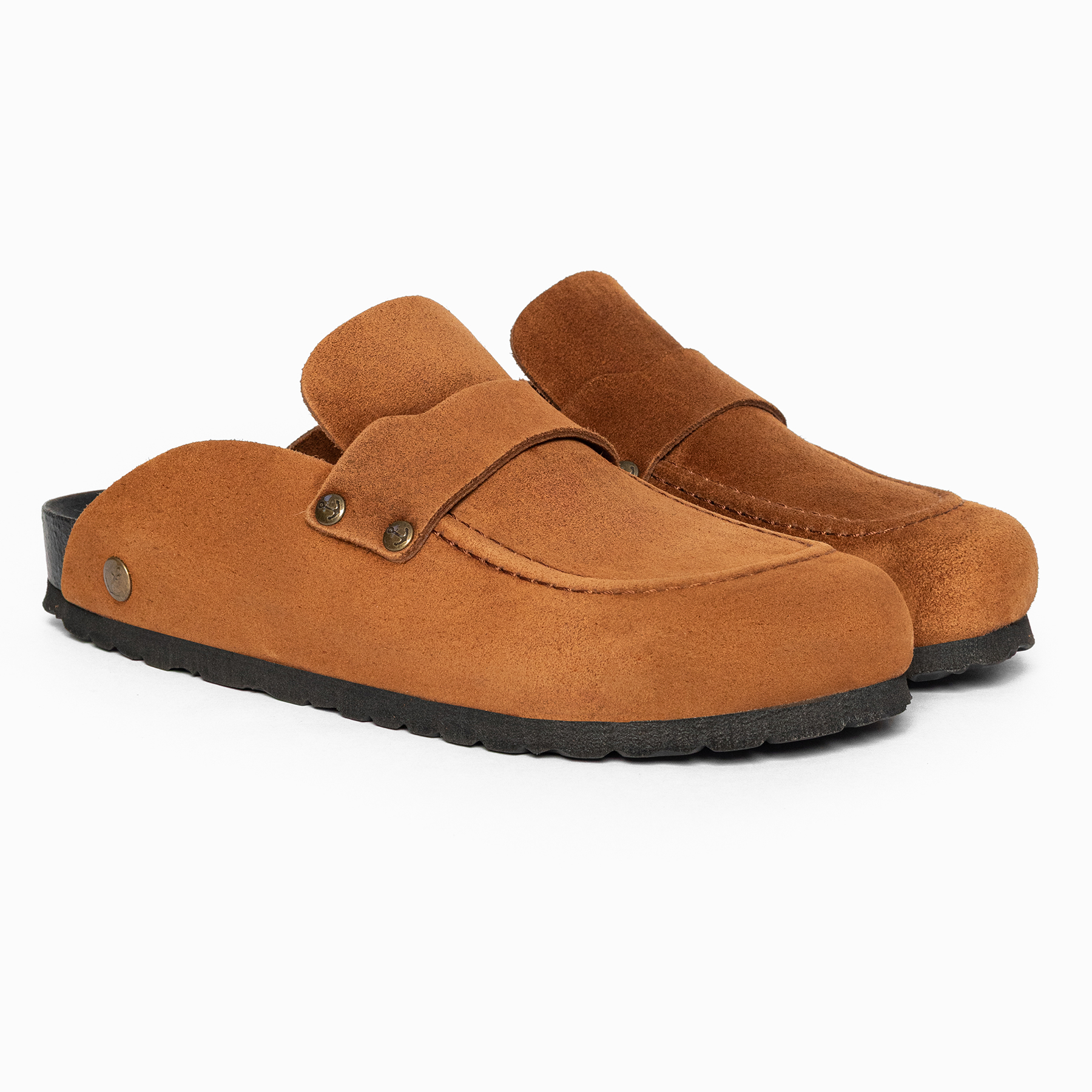 Sabots MILKY en cuir suédé pour femme, BAYTON