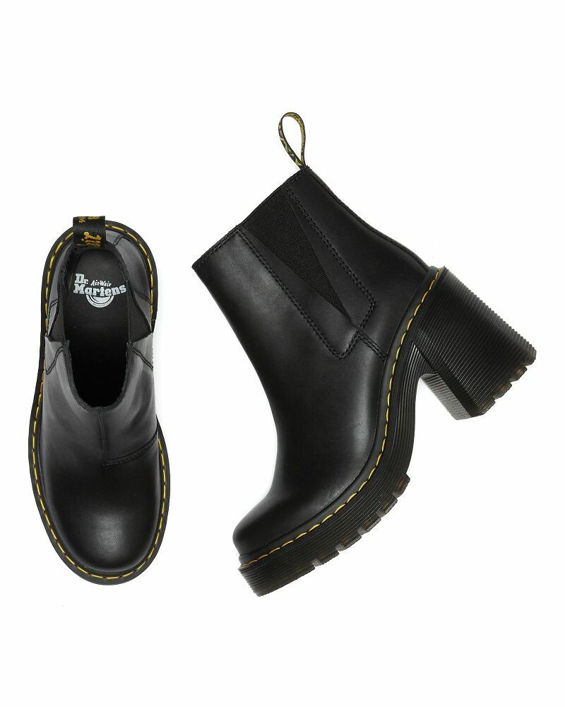 Dr. Martens Botines con tacón Spence de piel de sendal — photo 4