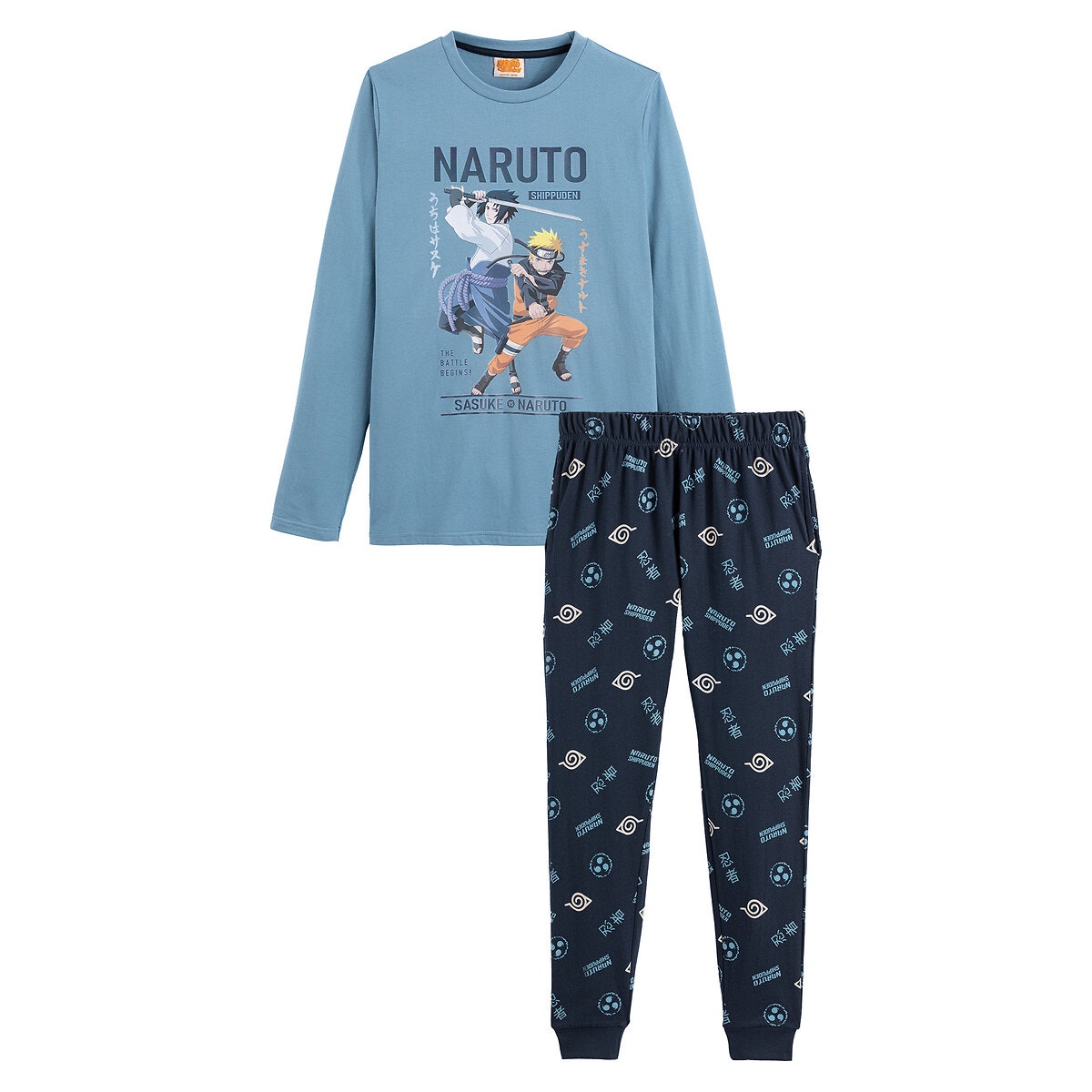 Pyjama fille bleu 100% coton 2-3 ans TEX à Prix Carrefour