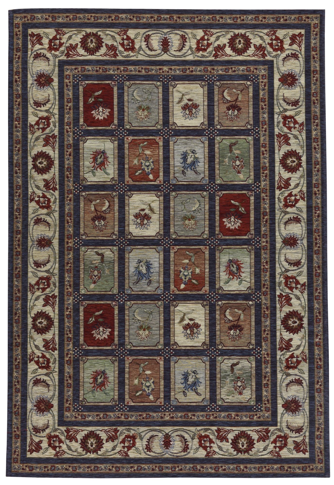 Tapis Carlucci tissé plat doux à poils courts, THEKO
