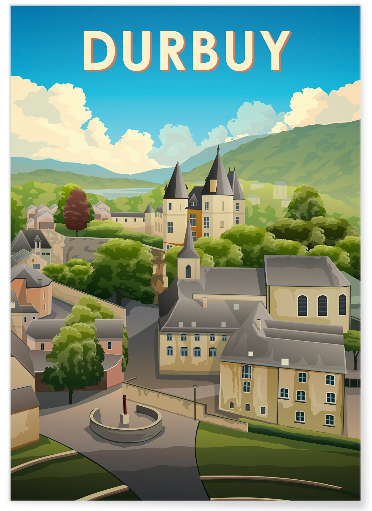 Affiche ville Durbuy, L'AFFICHERIE