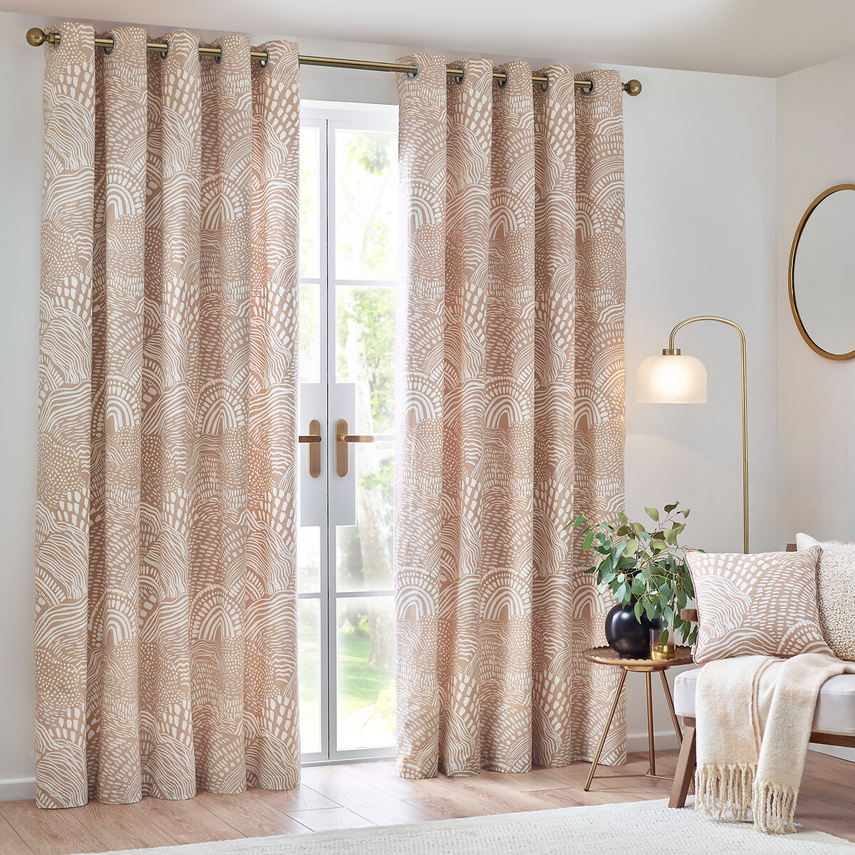 Nola Abstract Eyelet Curtains, HÖEM