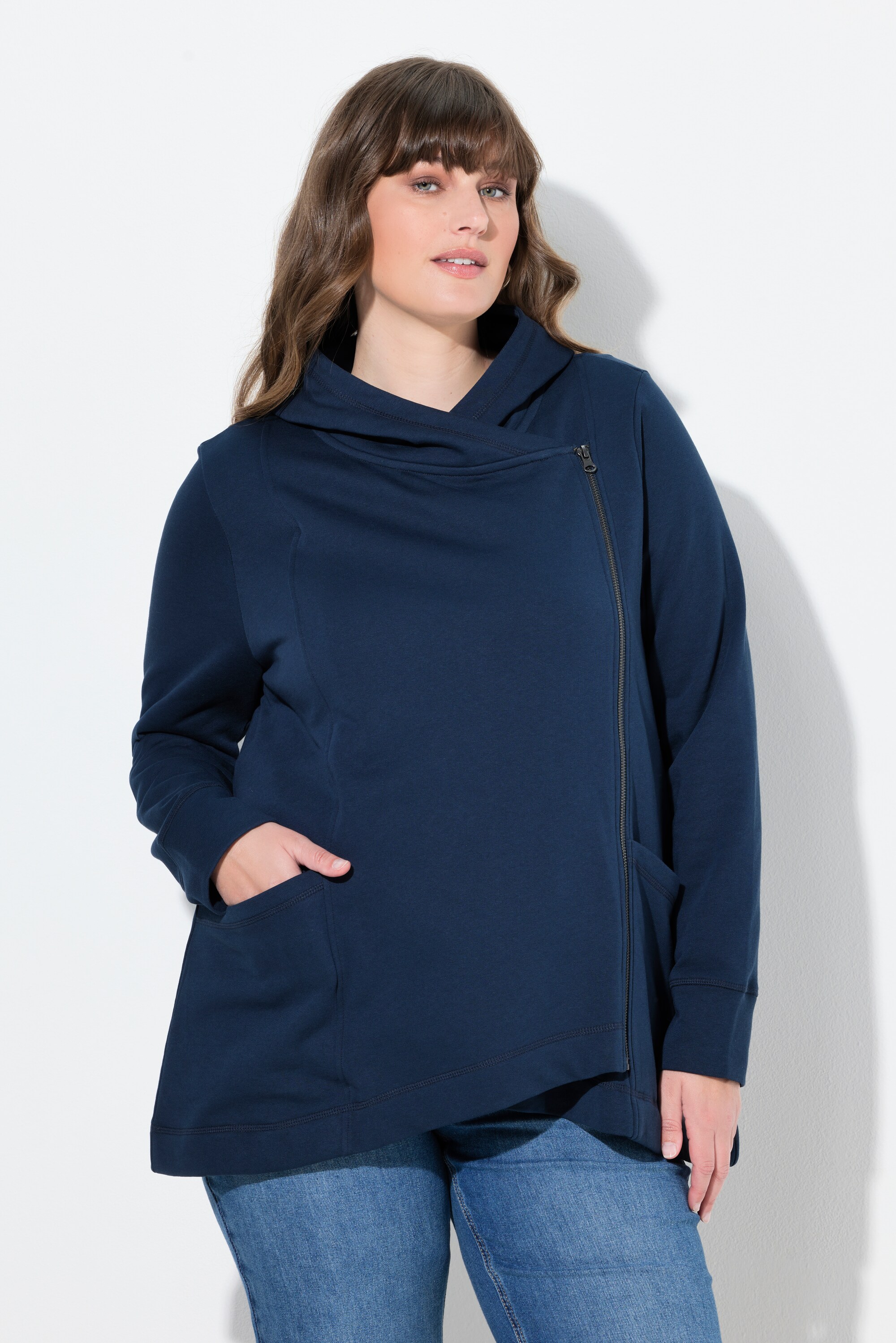 Veste à capuche en molleton de coton bio, ULLA POPKEN