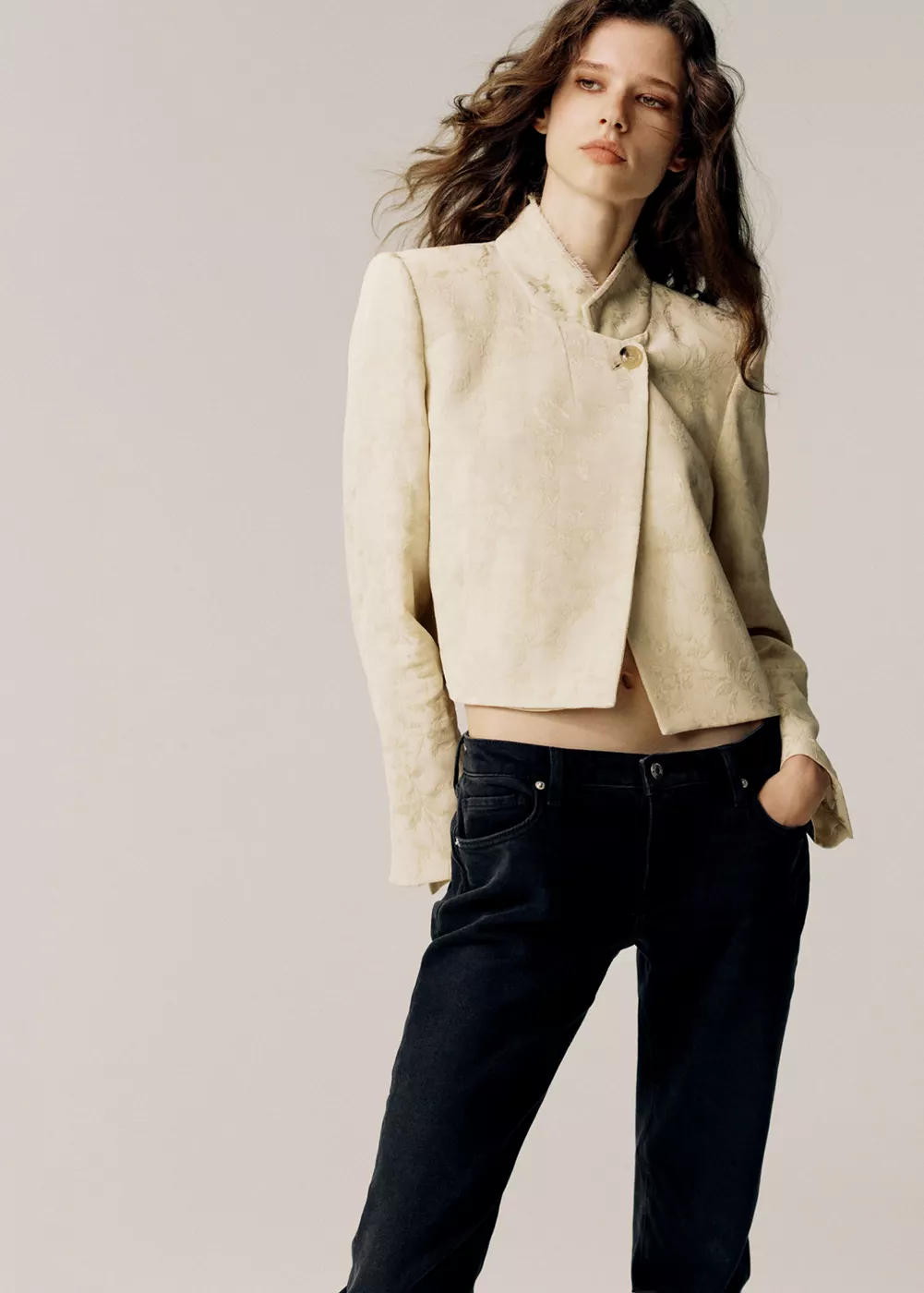 Jean slim taille classique, MANGO
