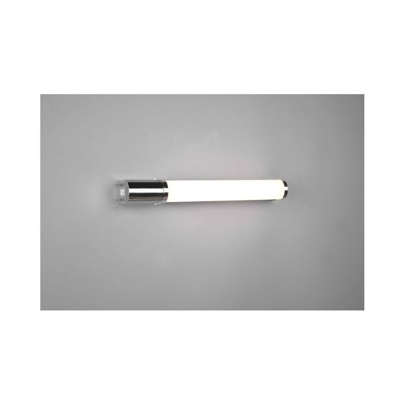 applique salle de bain ip44 piera chrome 1x8w smd led