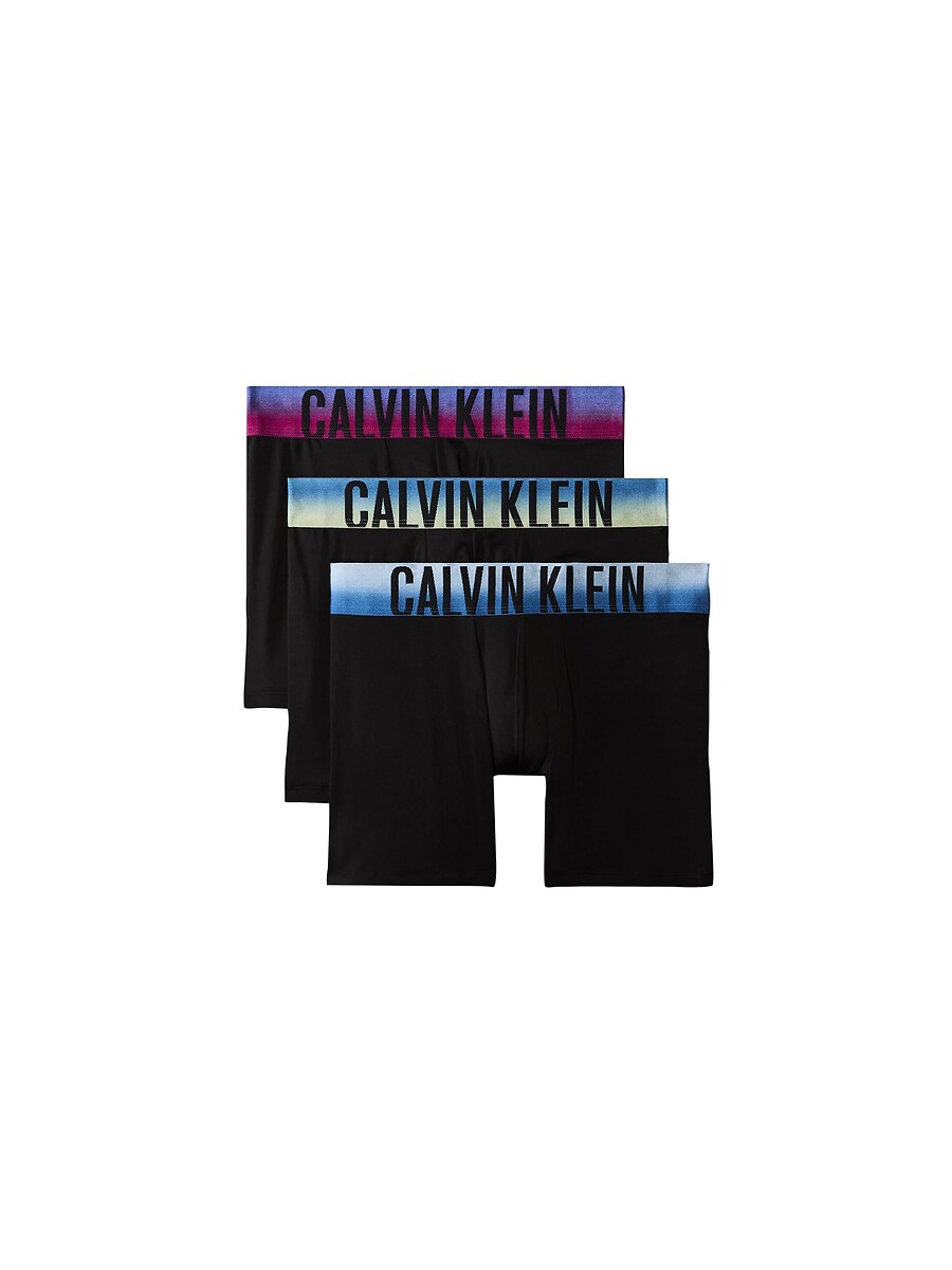 Pack of 3 Intense Power Microfibre Hipsters, CALVIN KLEIN UNDERWEAR
