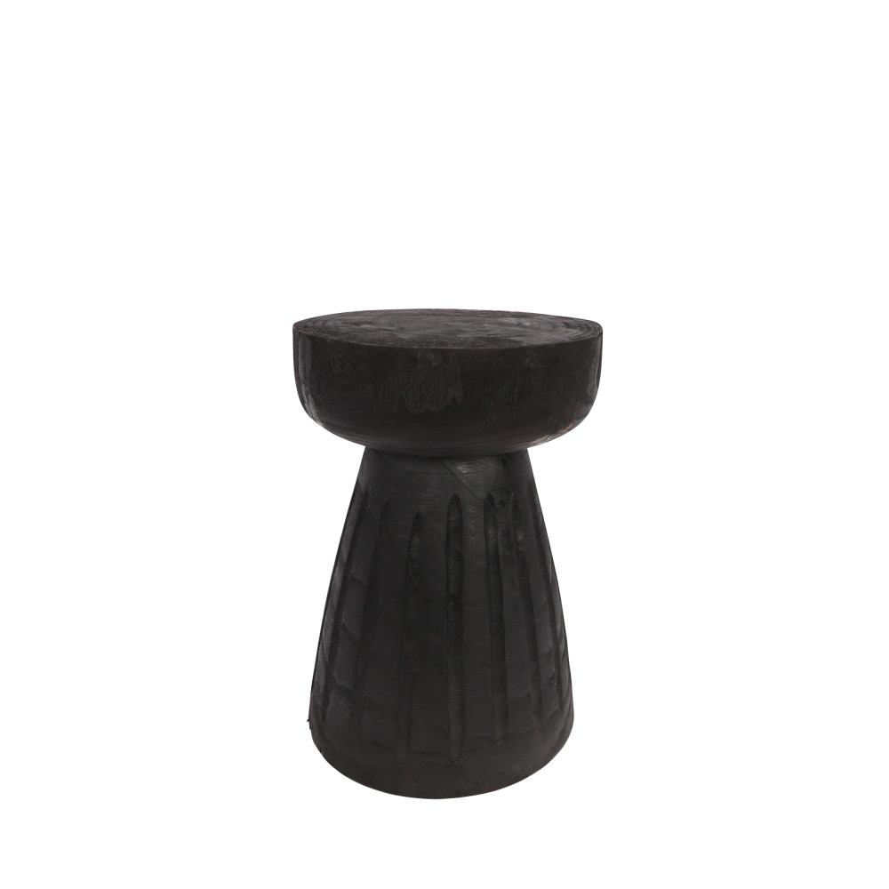 Tabouret en bois ø28cm- BORRE, WOOOD