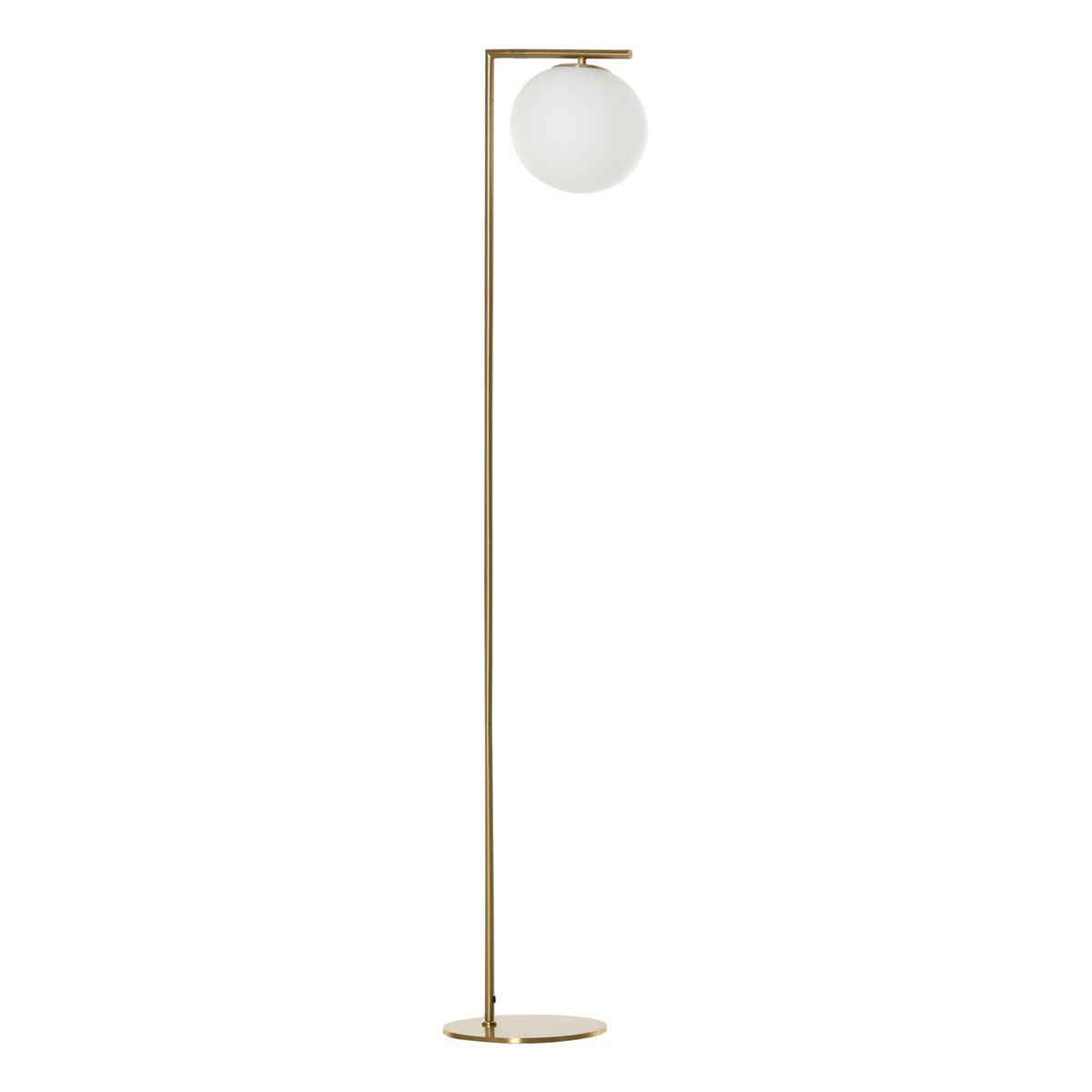 Lampadaire LED 'Moisia' en Doré en Métal e. a. pour Salon & Salle à ma –  Shop Planète Déco