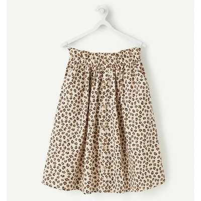 Leopard Print Cotton Skirt TAPE A L'OEIL