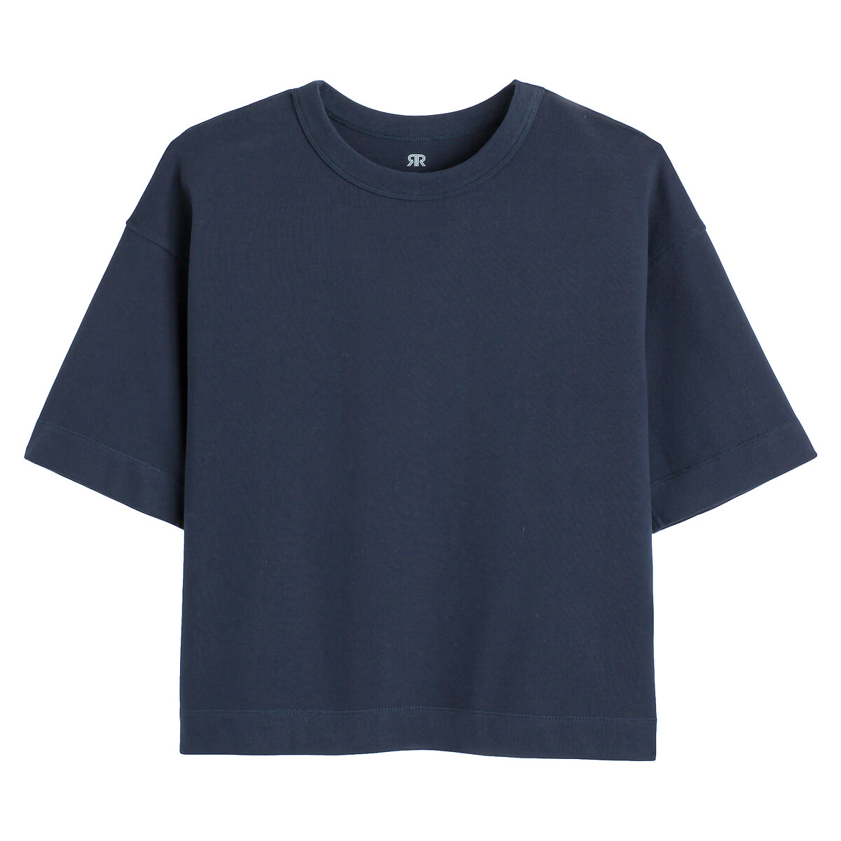cotton crew neck t-shirt with short sleeves