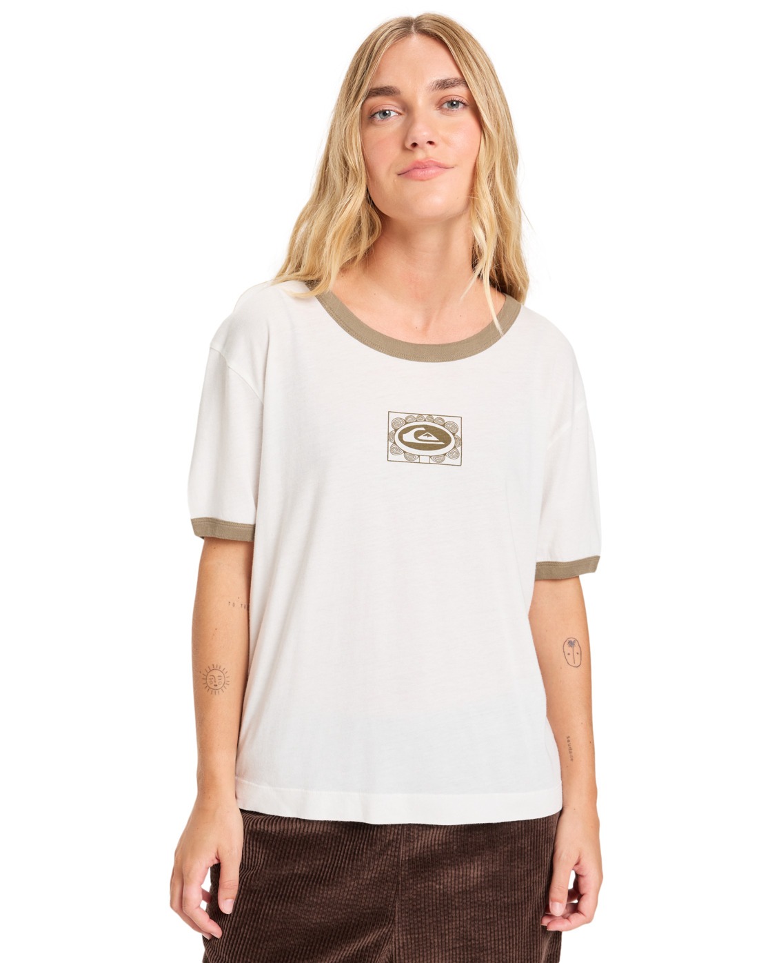T-shirt à manches courtes RINGER SCREEN, QUIKSILVER