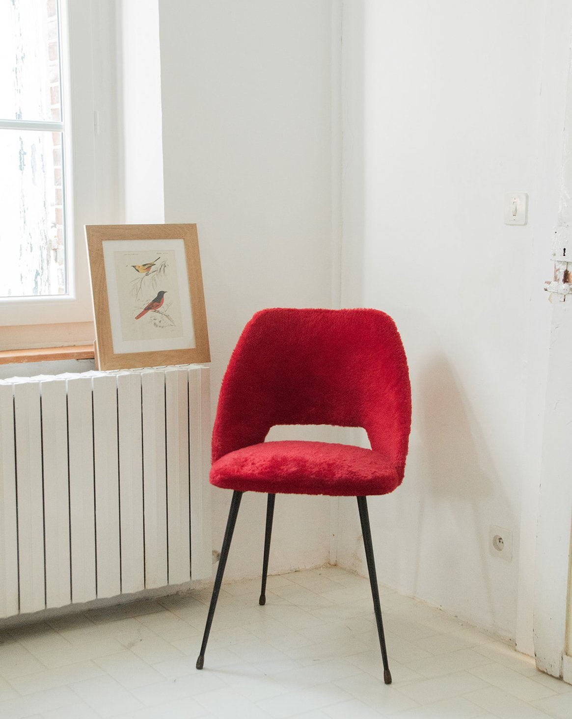 Paire de chaises en métal Diana N°143 - Bon état, DEBONGOUT