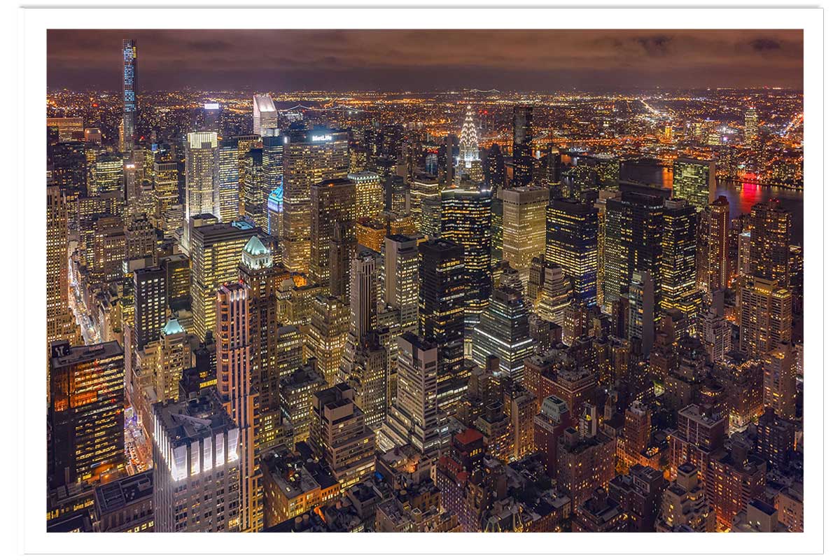 Affiche deco ""Night Life"", HEXOA