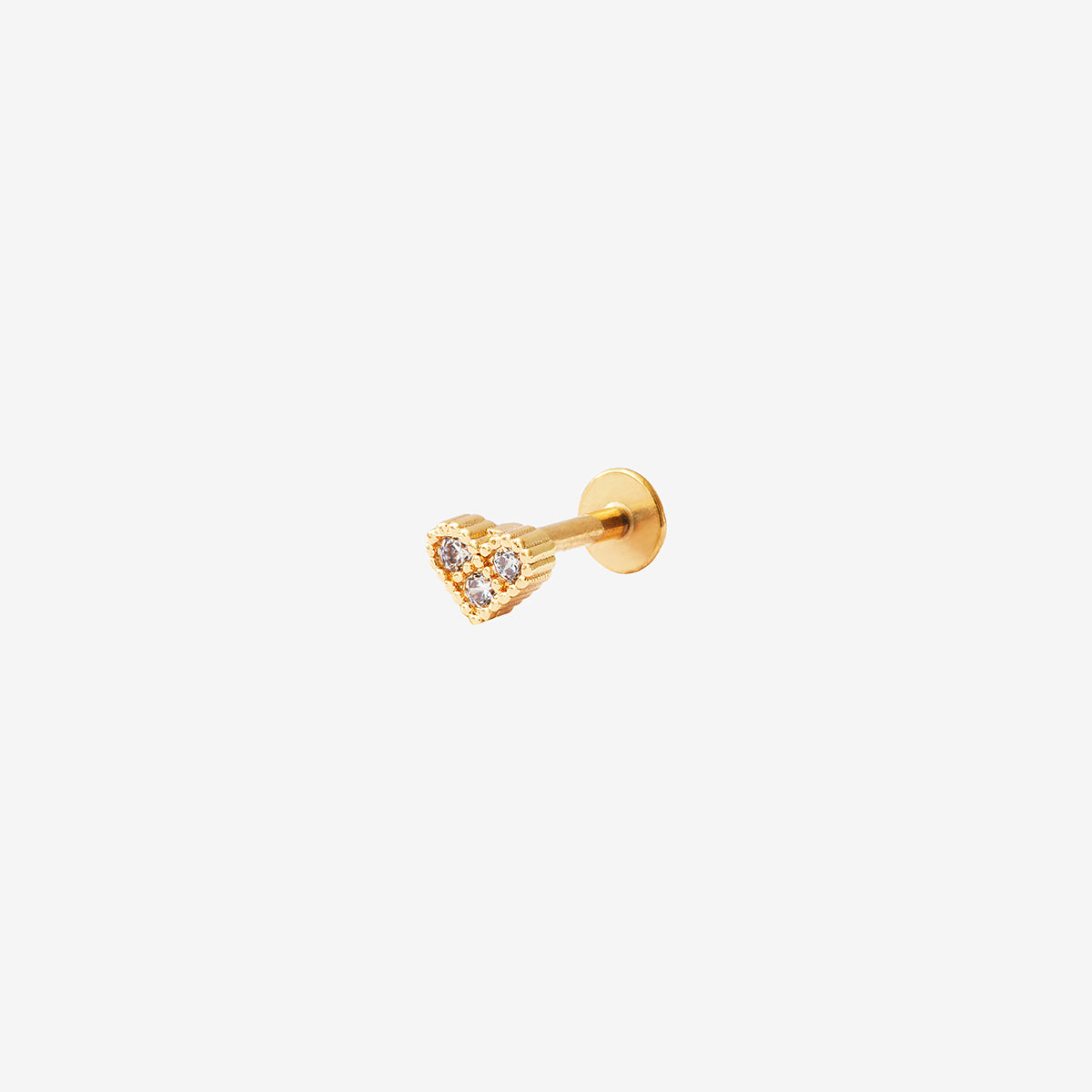 Piercing plat heart - candy, CAROLINE NAJMAN
