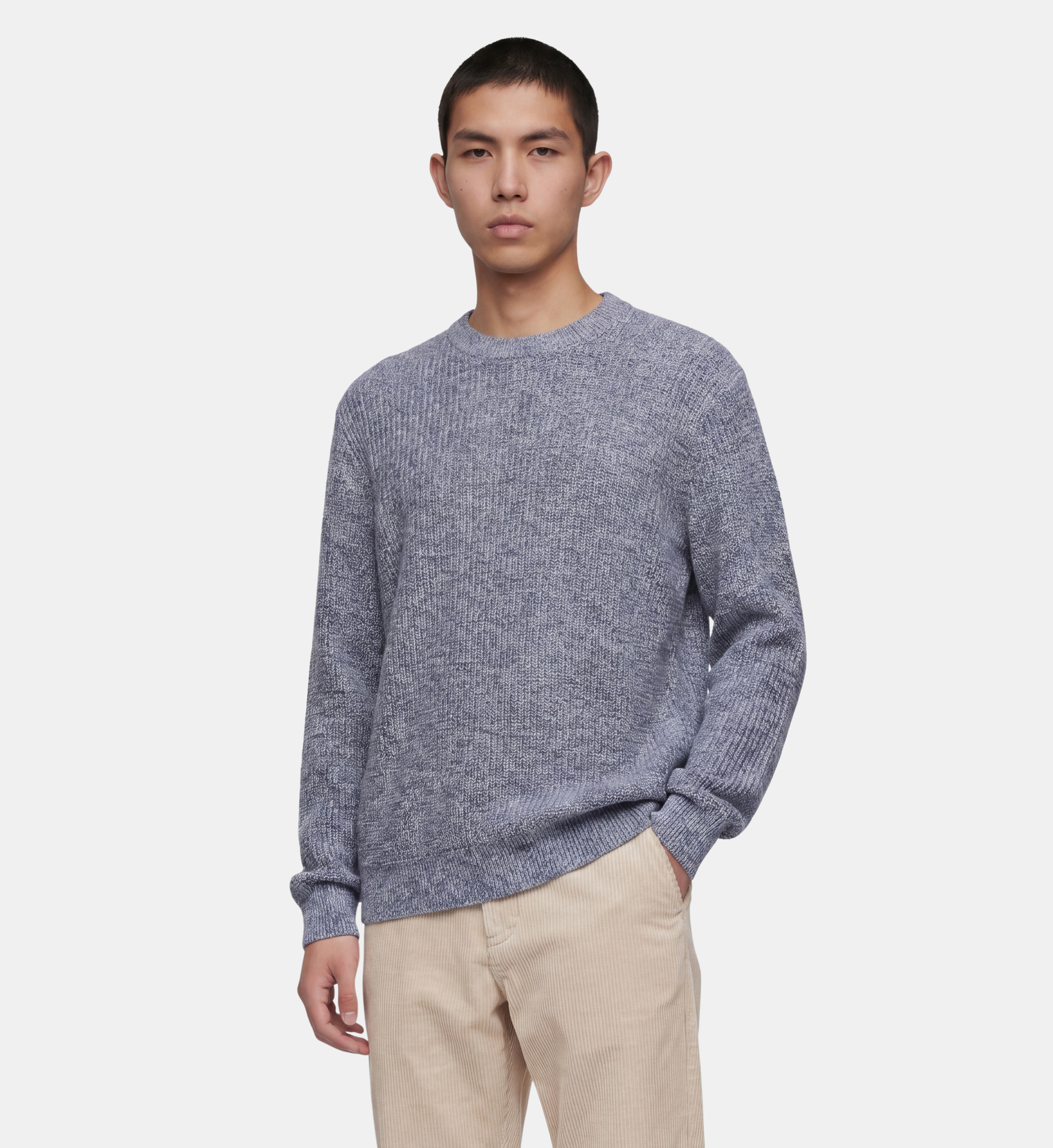 Pull droit touline maille moulinée coton, GALERIES LAFAYETTE