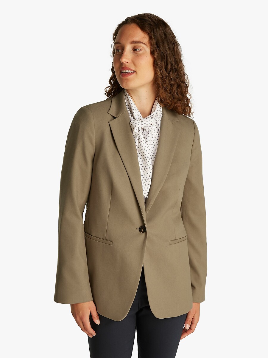 Veste blazer fermeture 1 bouton, TOMMY HILFIGER