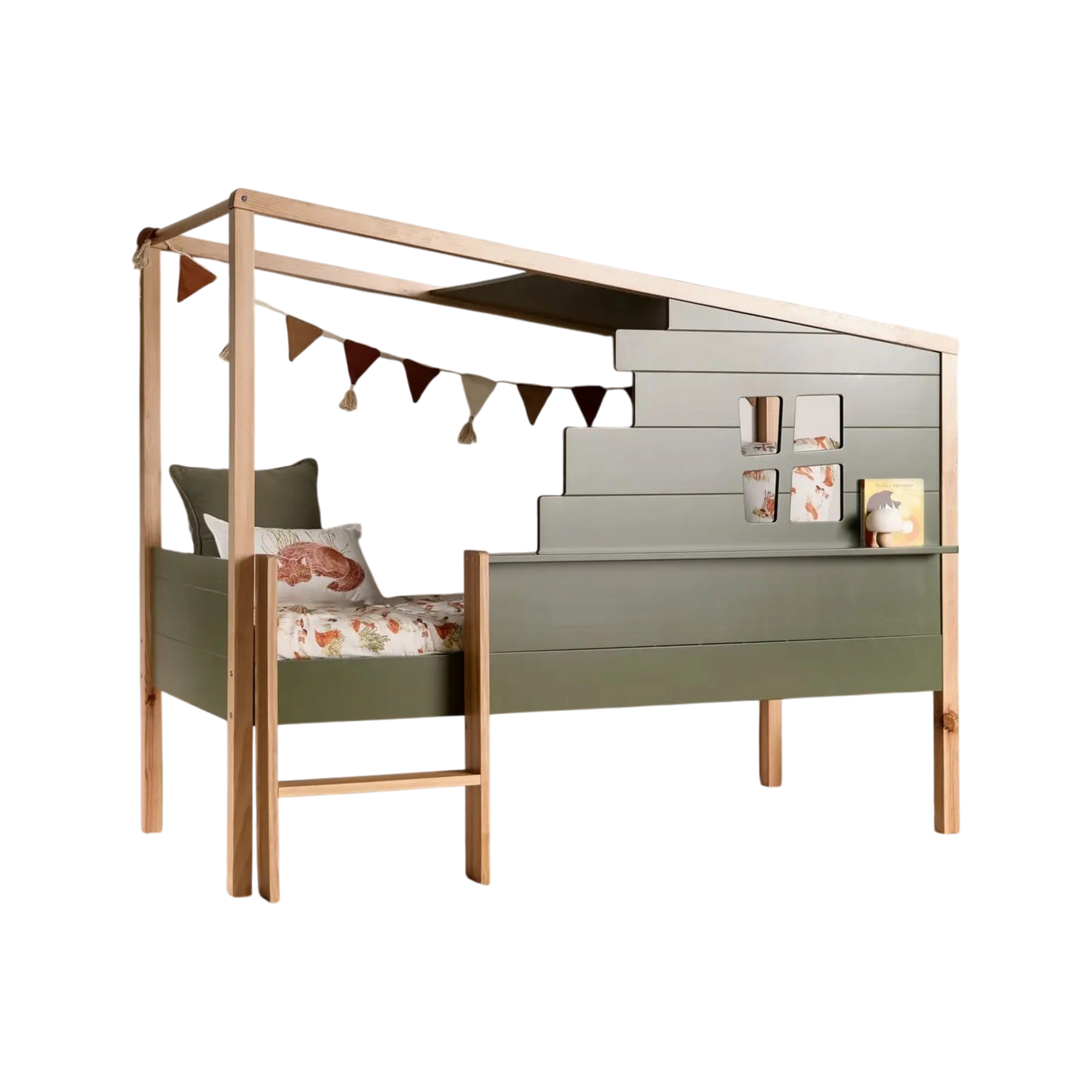 Lit cabane en bois Sylven, CAMIF