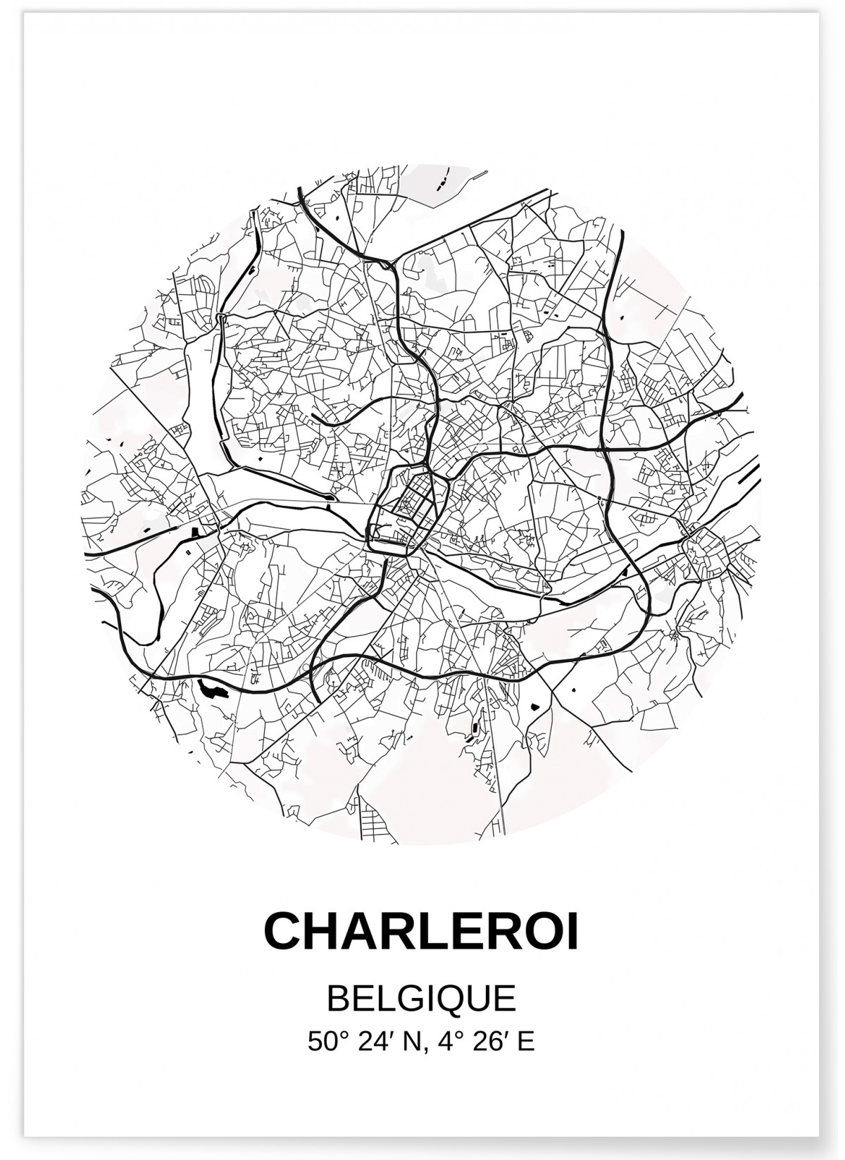 Affiche Carte Charleville-Mézières, L'AFFICHERIE