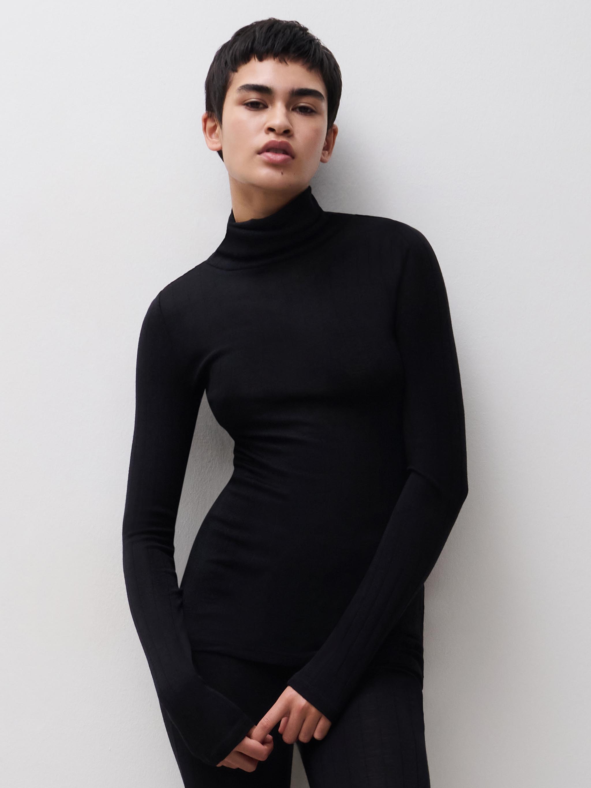 T-shirt manches longues col roulé THERMO COMFORT, CHANTELLE