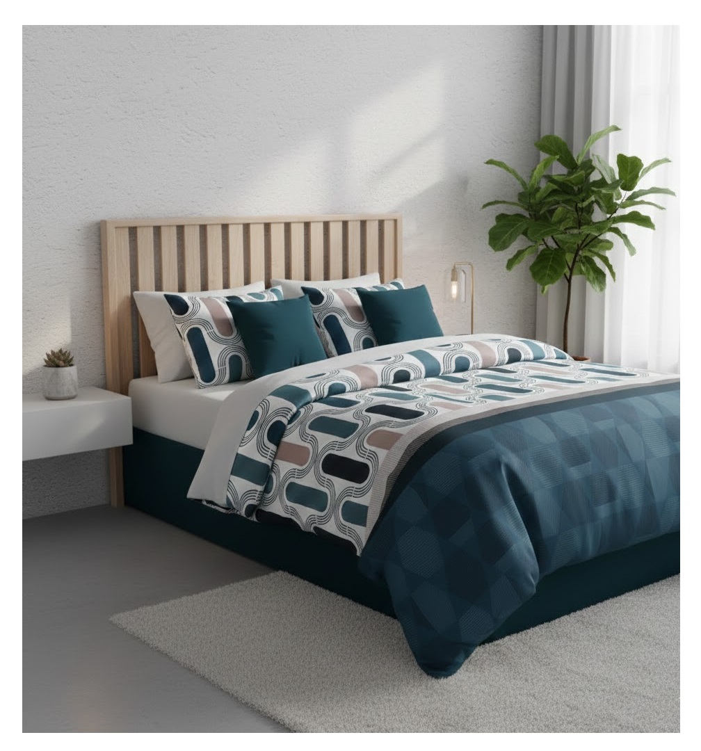 Parure de lit Collection Geomisti, EDEN