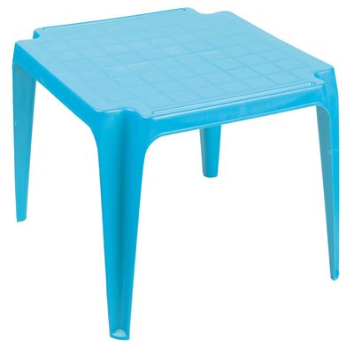 Table de jardin pour enfant plastique bleu WADIGA