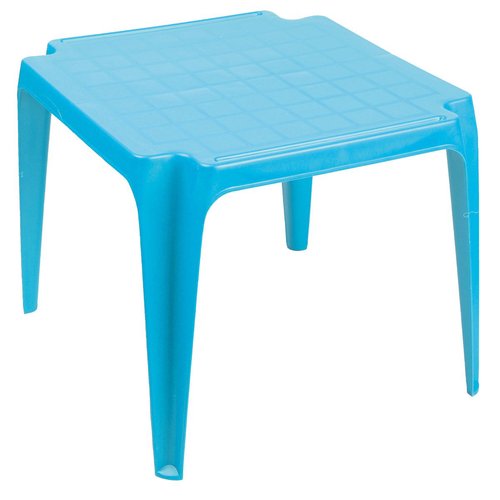 Table de jardin pour enfant plastique bleu bleu Wadiga