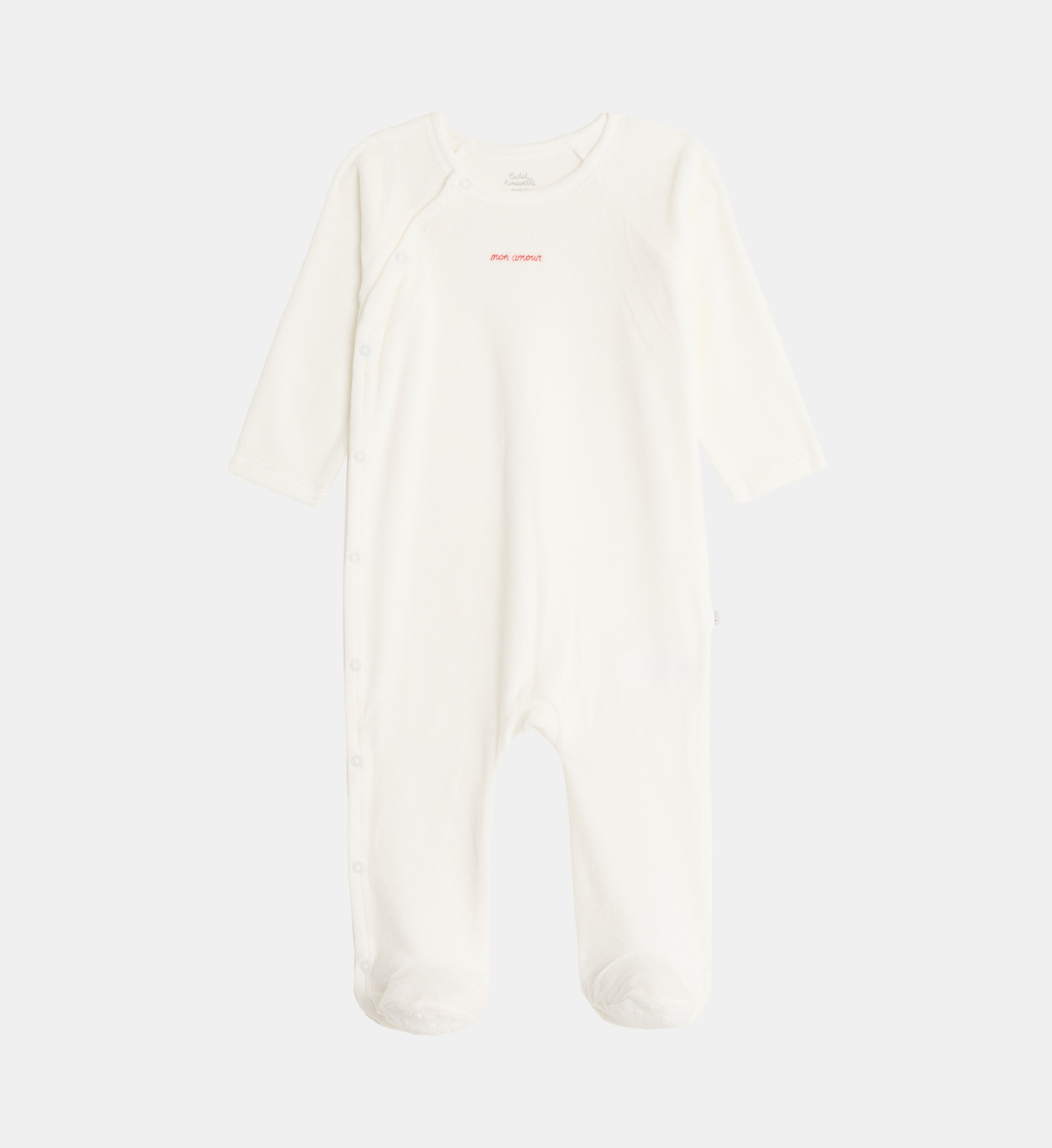 Pyjama dors-bien afafa en velours bio mixte, CADET ROUSSELLE